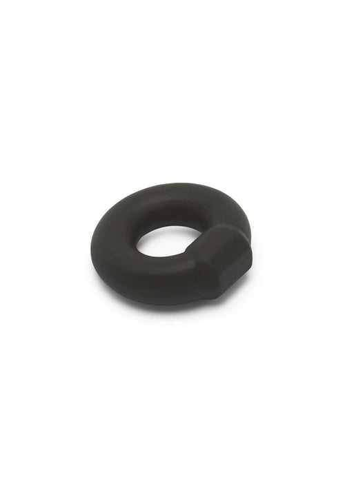 Anillo en C con pasador de silicona suave negra
