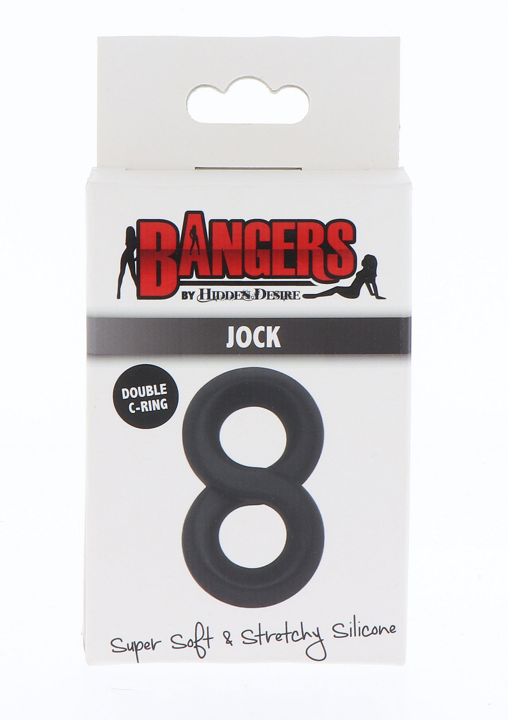 Jock C-Ring de silicona suave negro