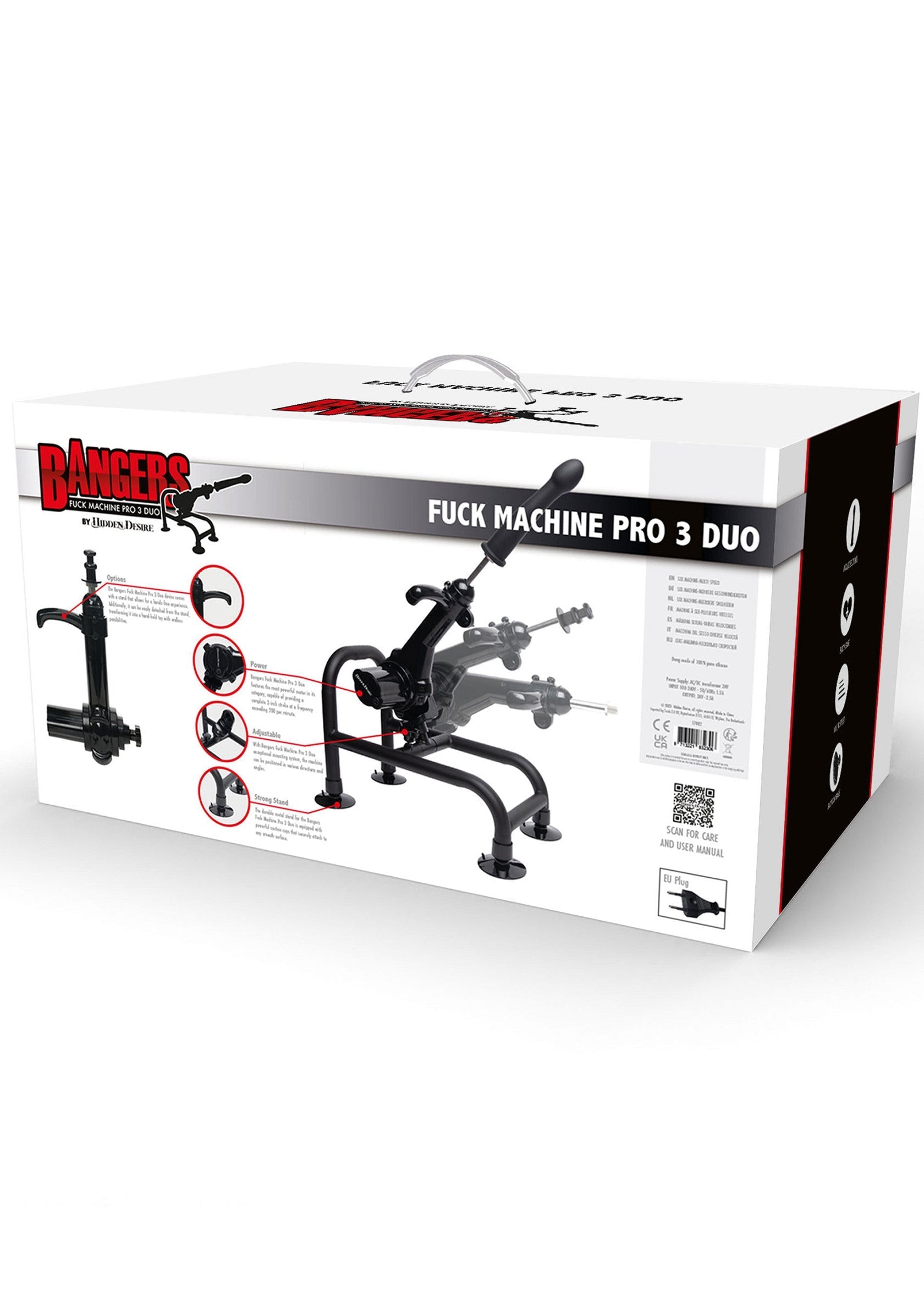 Bangers Fuck Machine Pro 3 Duo negro