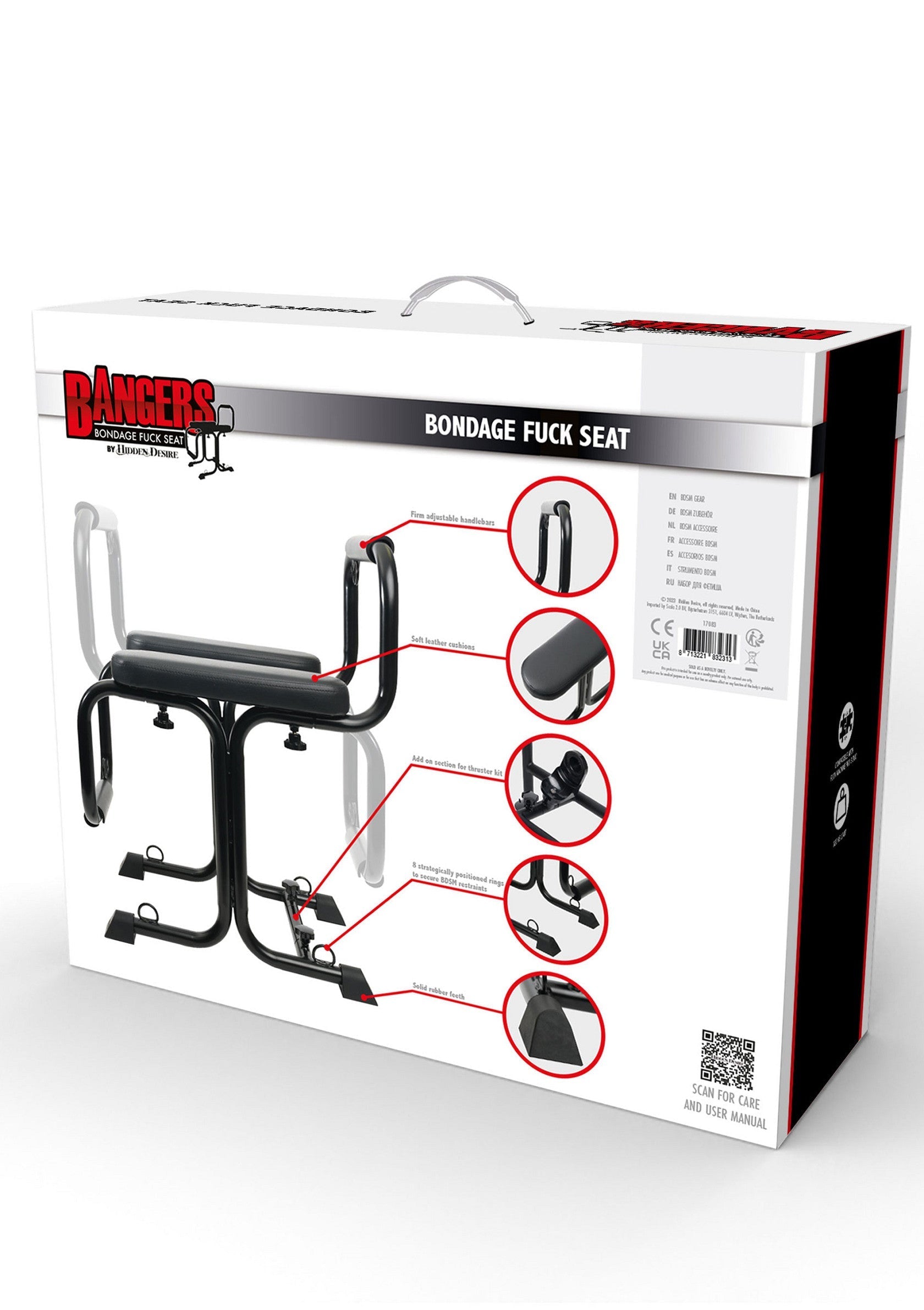 Bangers Bondage Fuck Seat negro