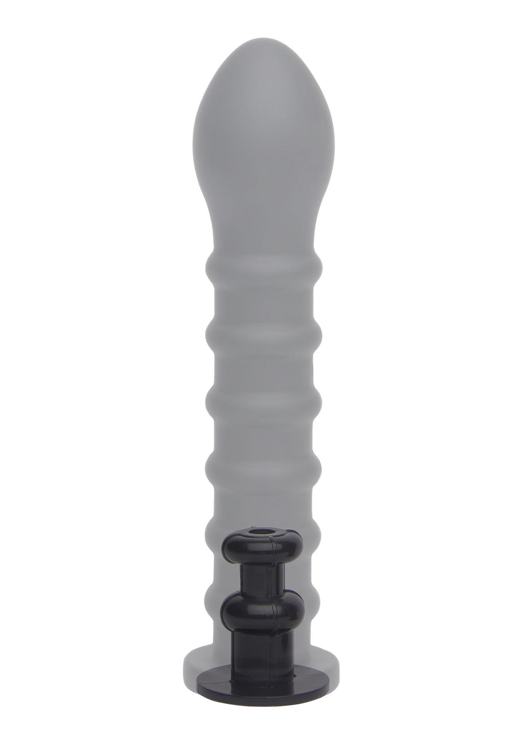 Dildo acanalado Easy-Lock 19 cm negro
