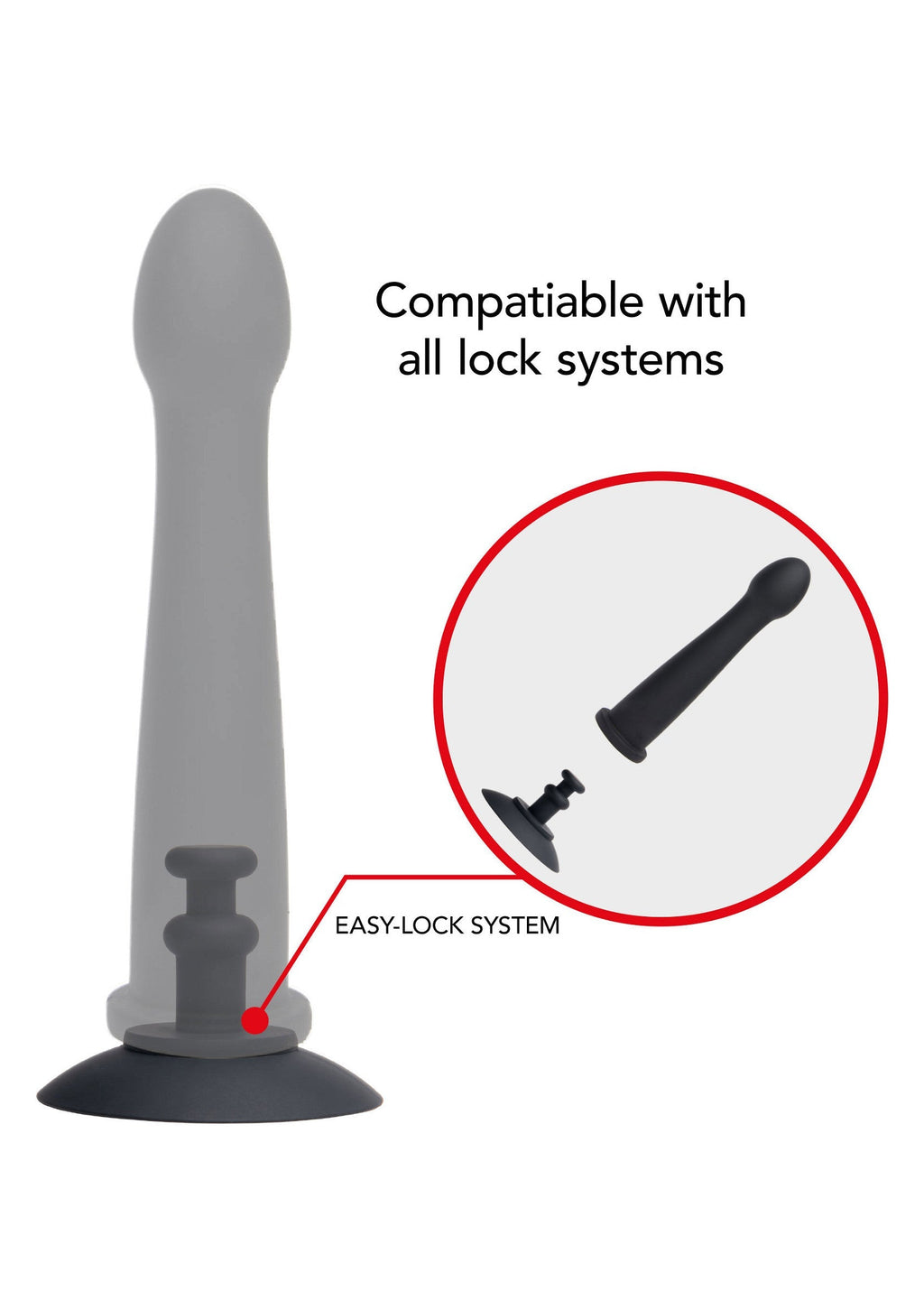 Ventosa Easy-Lock negra