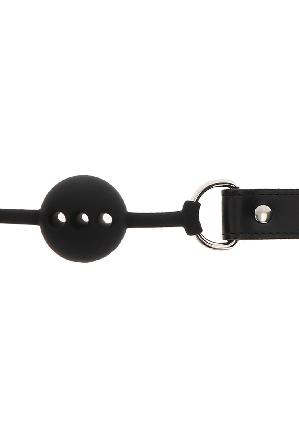 Babero de bola de silicona negro
