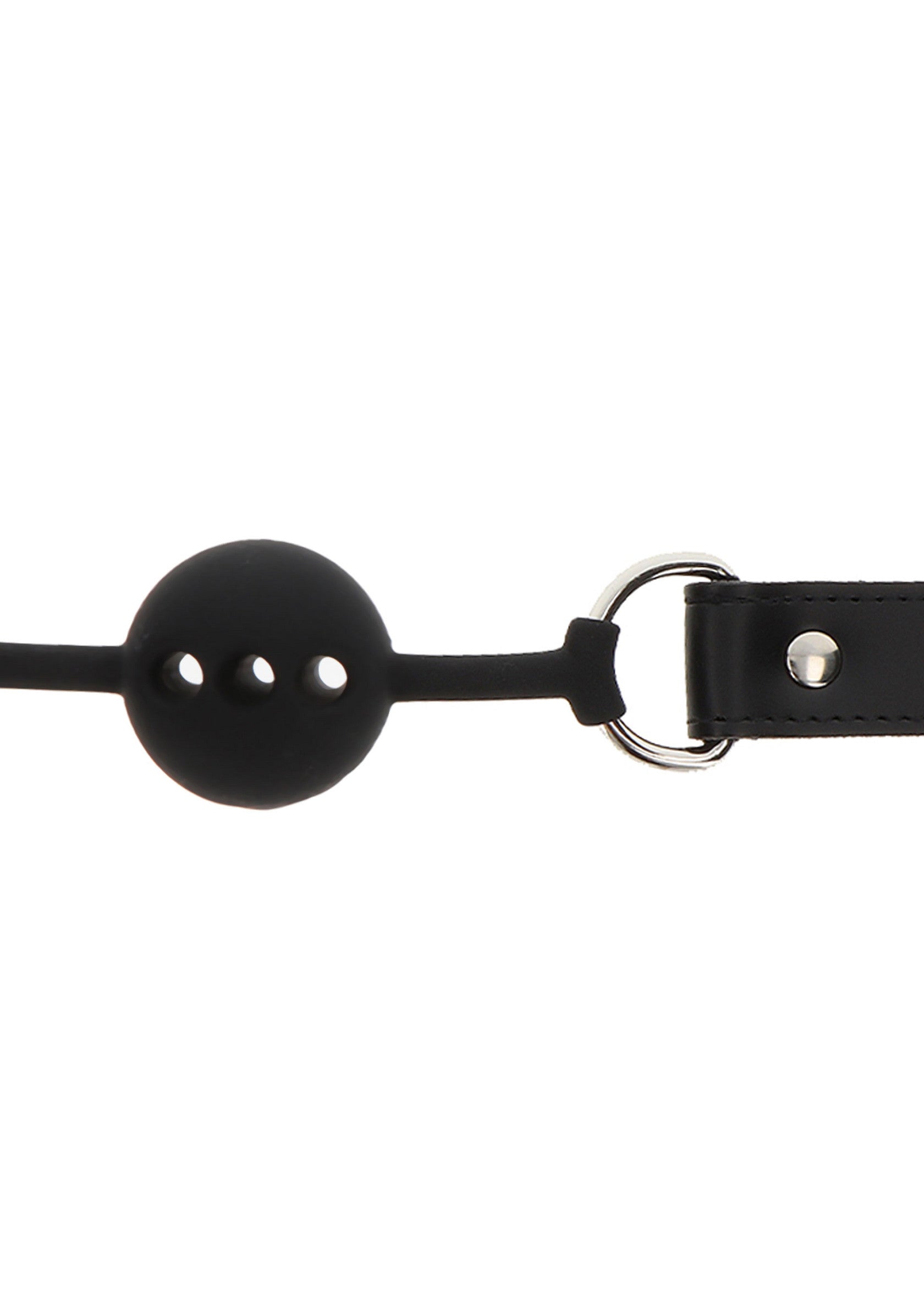 Babero de bola de silicona negro