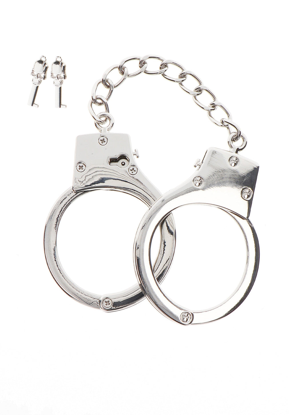 Esposas BDSM chapadas en plata