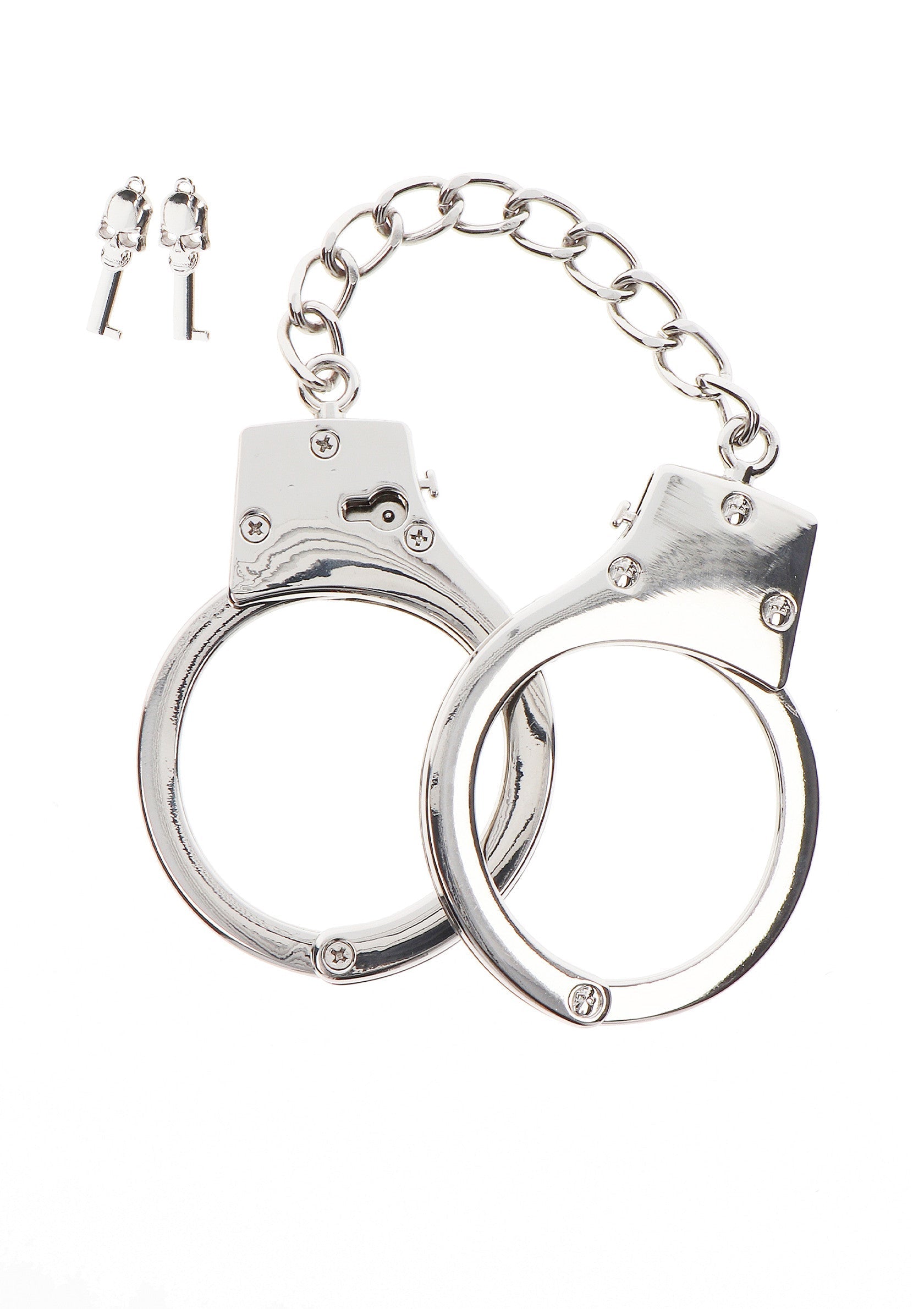 Esposas BDSM chapadas en plata