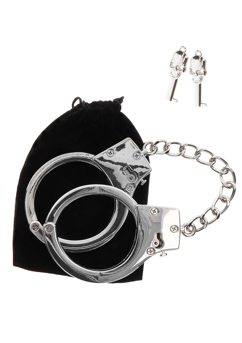 Esposas BDSM chapadas en plata