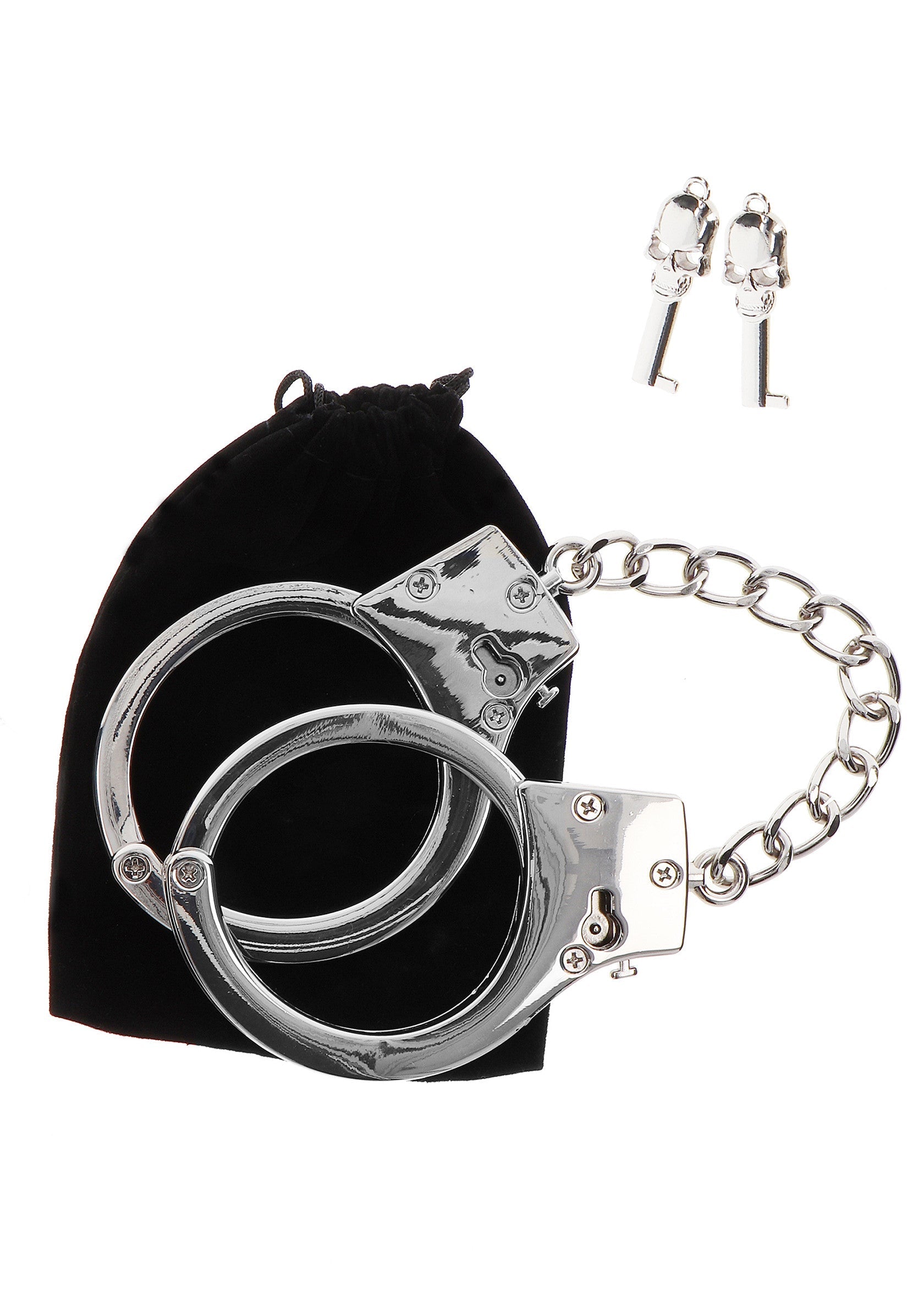 Esposas BDSM chapadas en plata