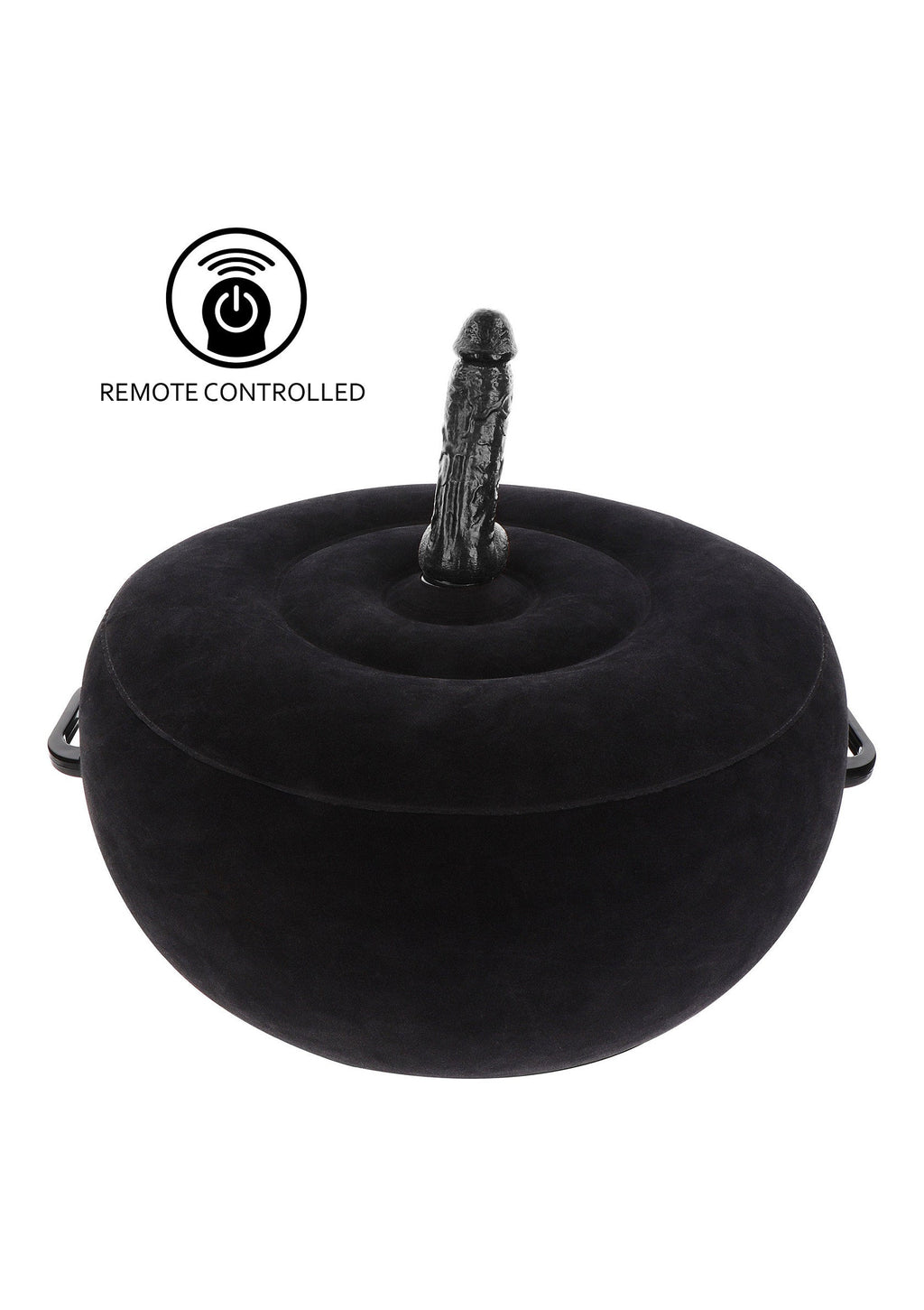 Asiento inflable para sexo con control remoto negro