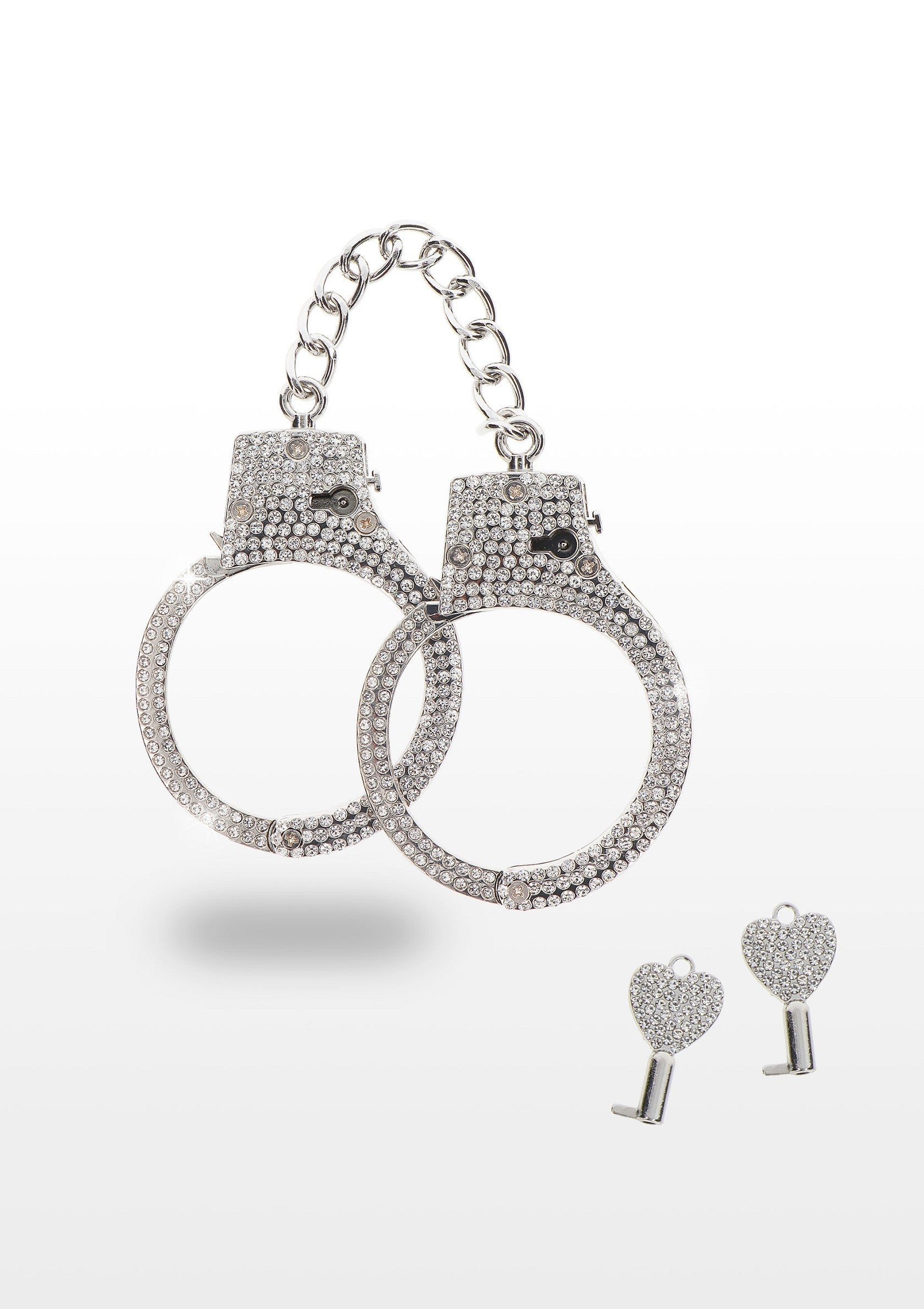 Gemelos de plata con diamantes