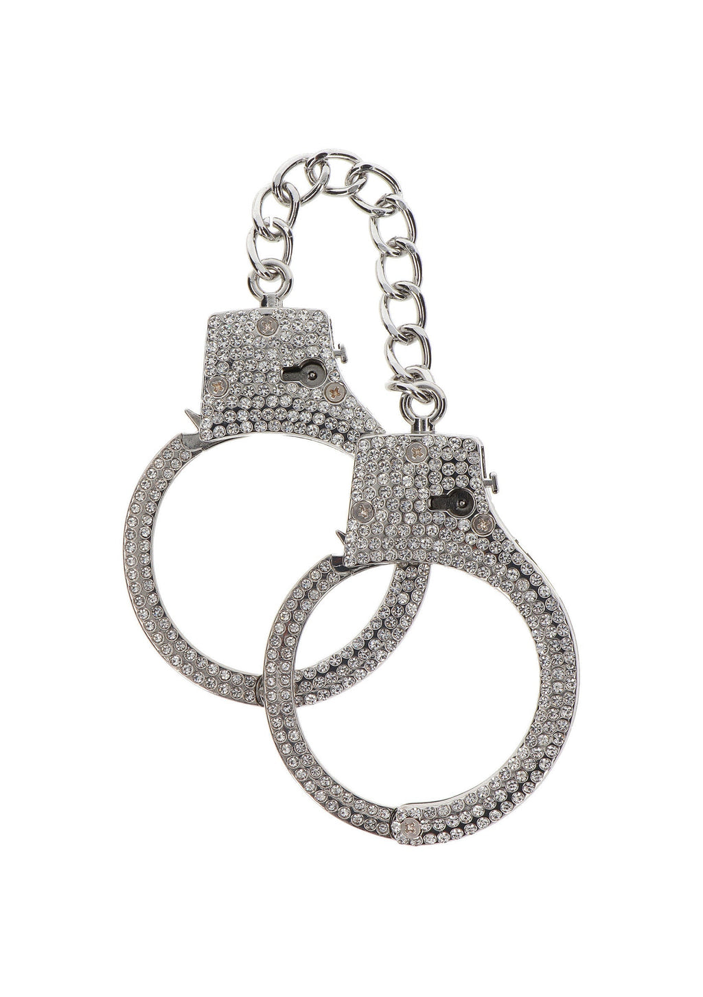 Gemelos de plata con diamantes