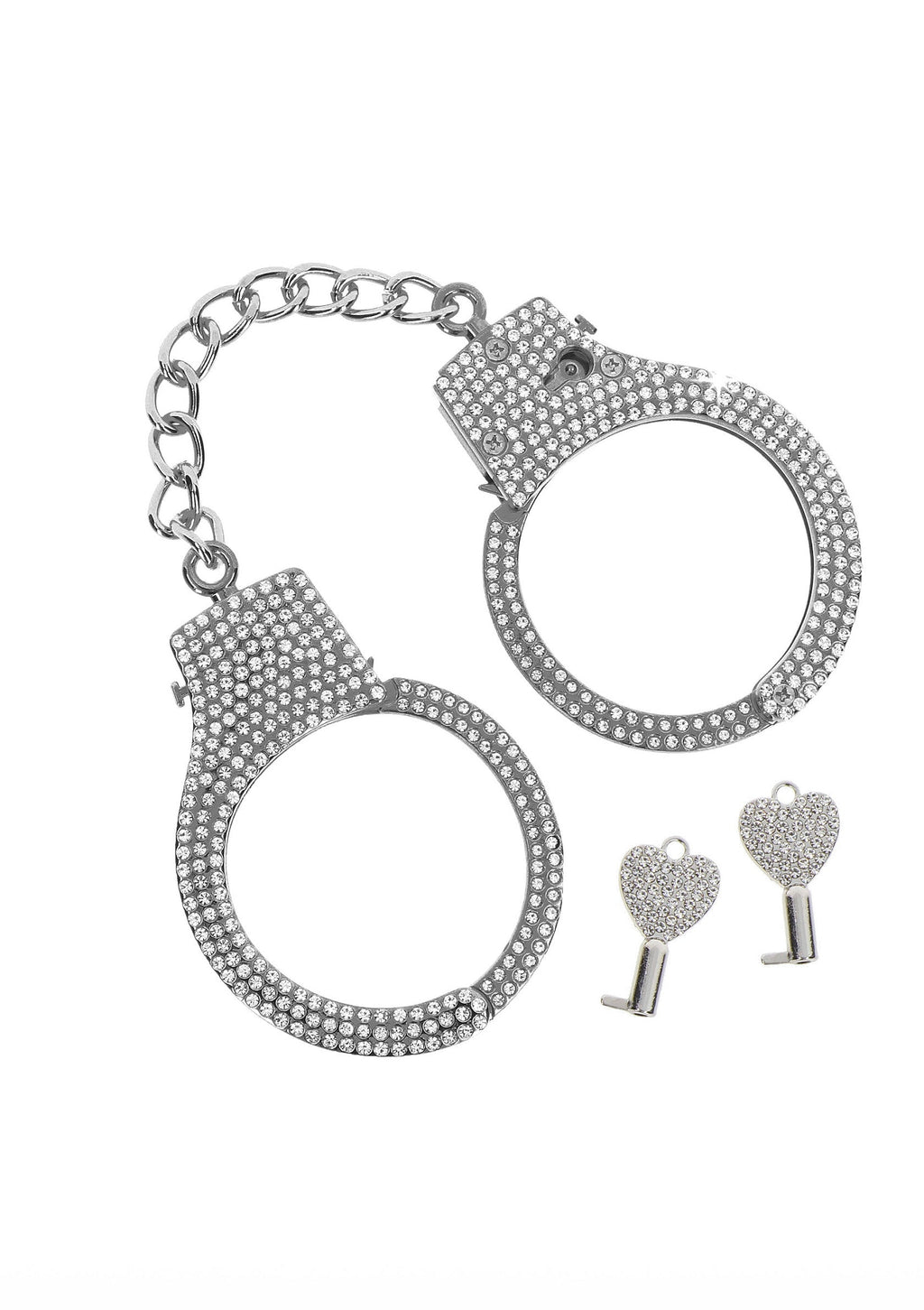 Gemelos de plata con diamantes