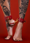 Tobilleras rojas
