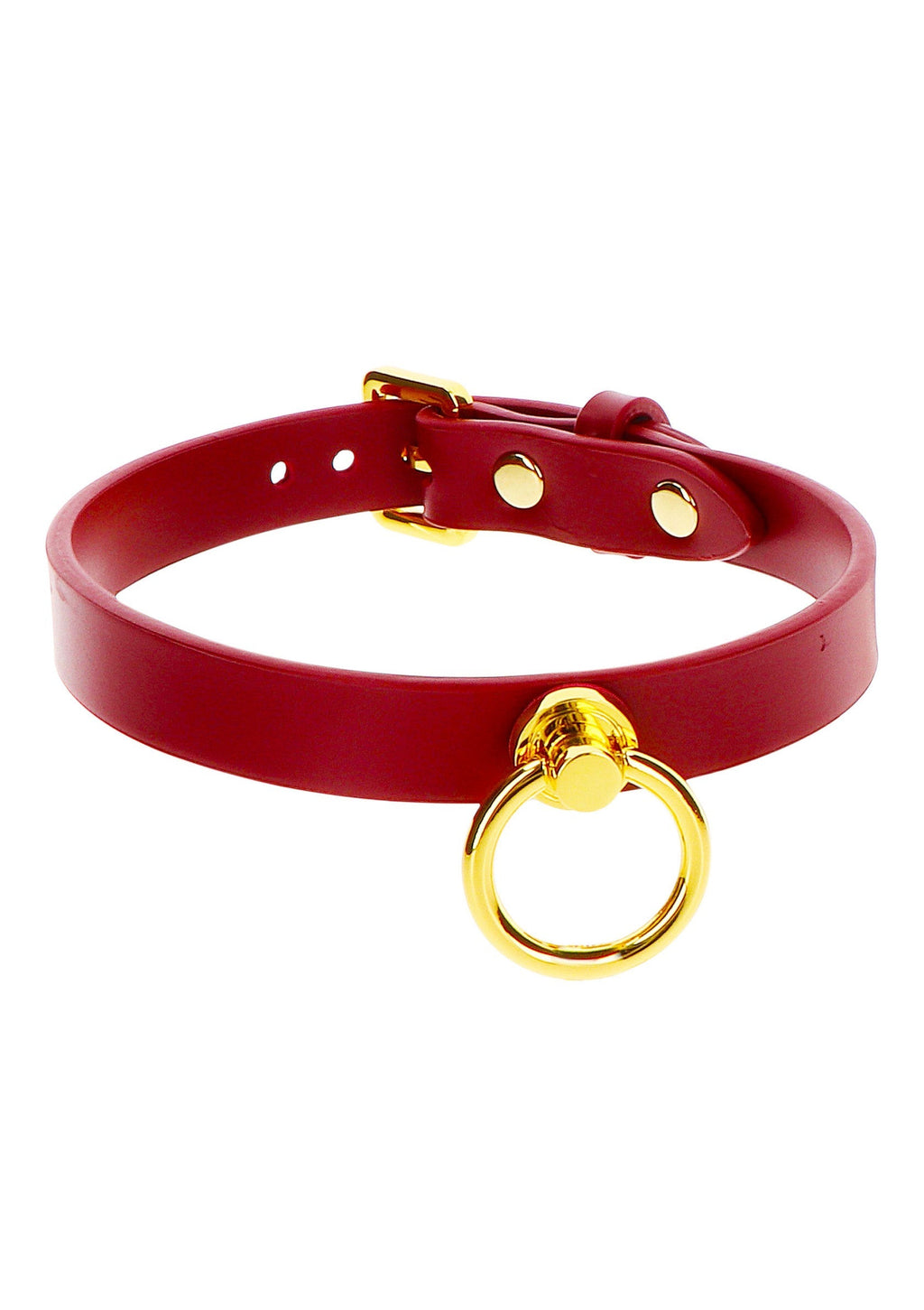 Collar de junta tórica rojo