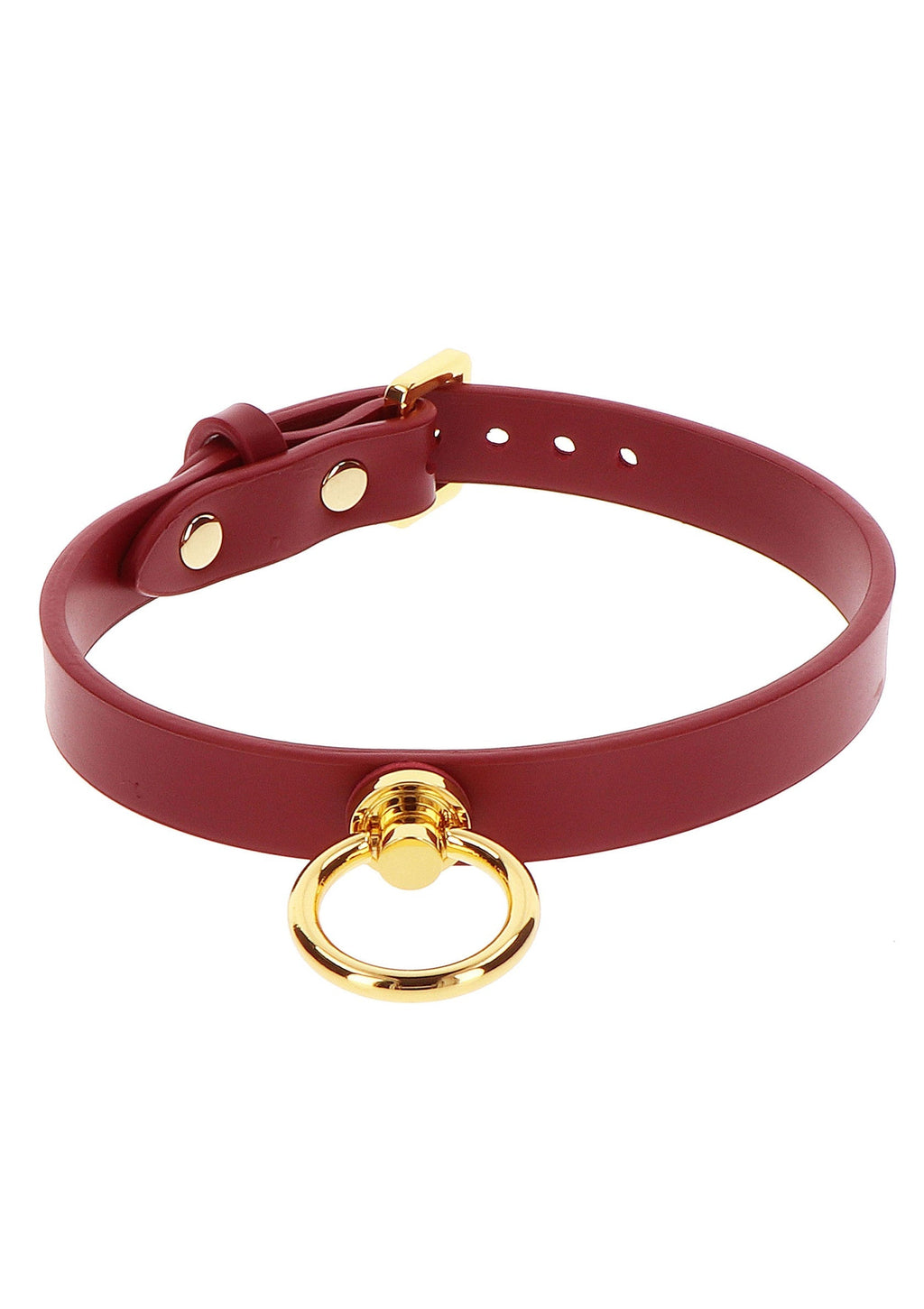 Collar de junta tórica rojo