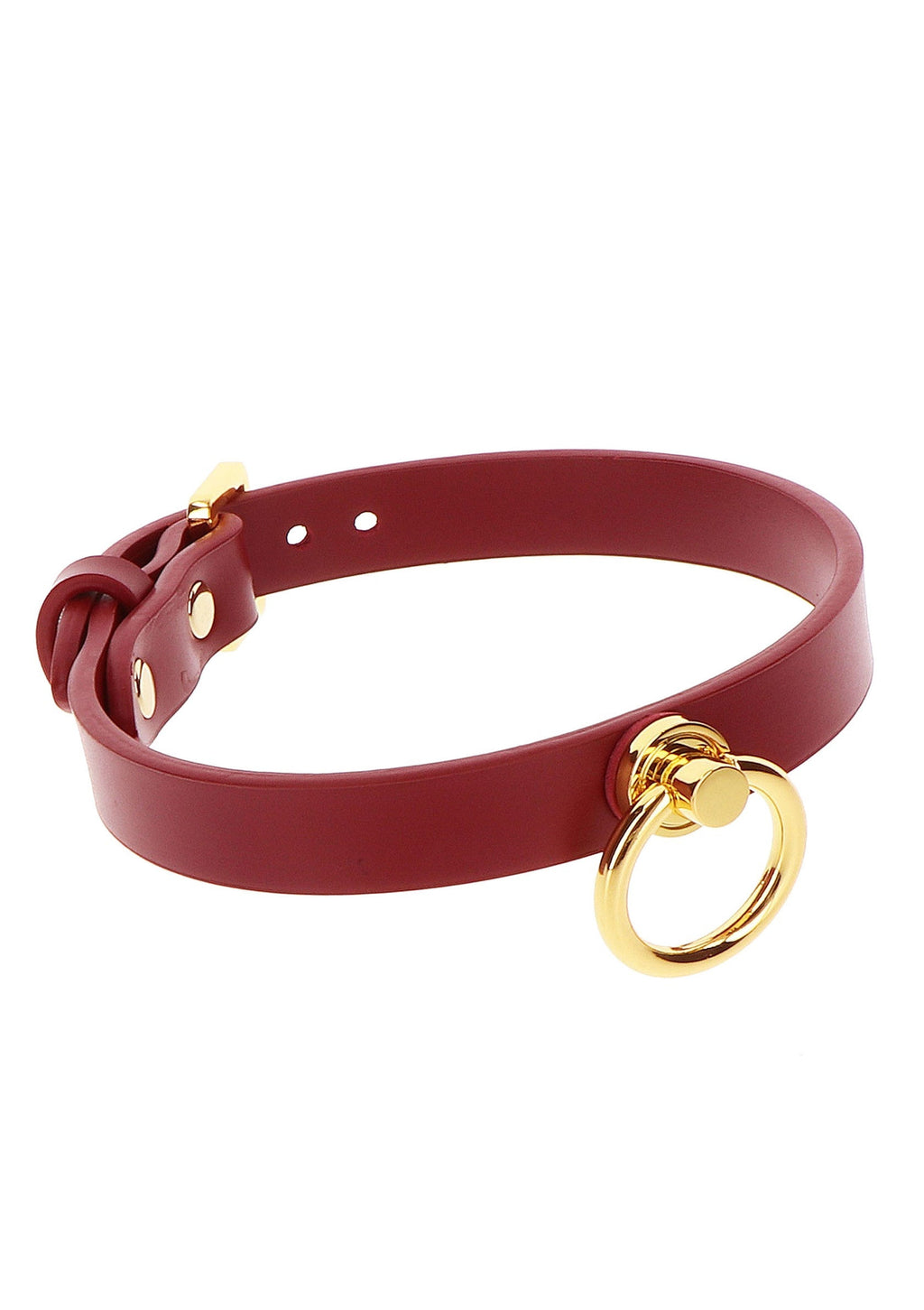 Collar de junta tórica rojo
