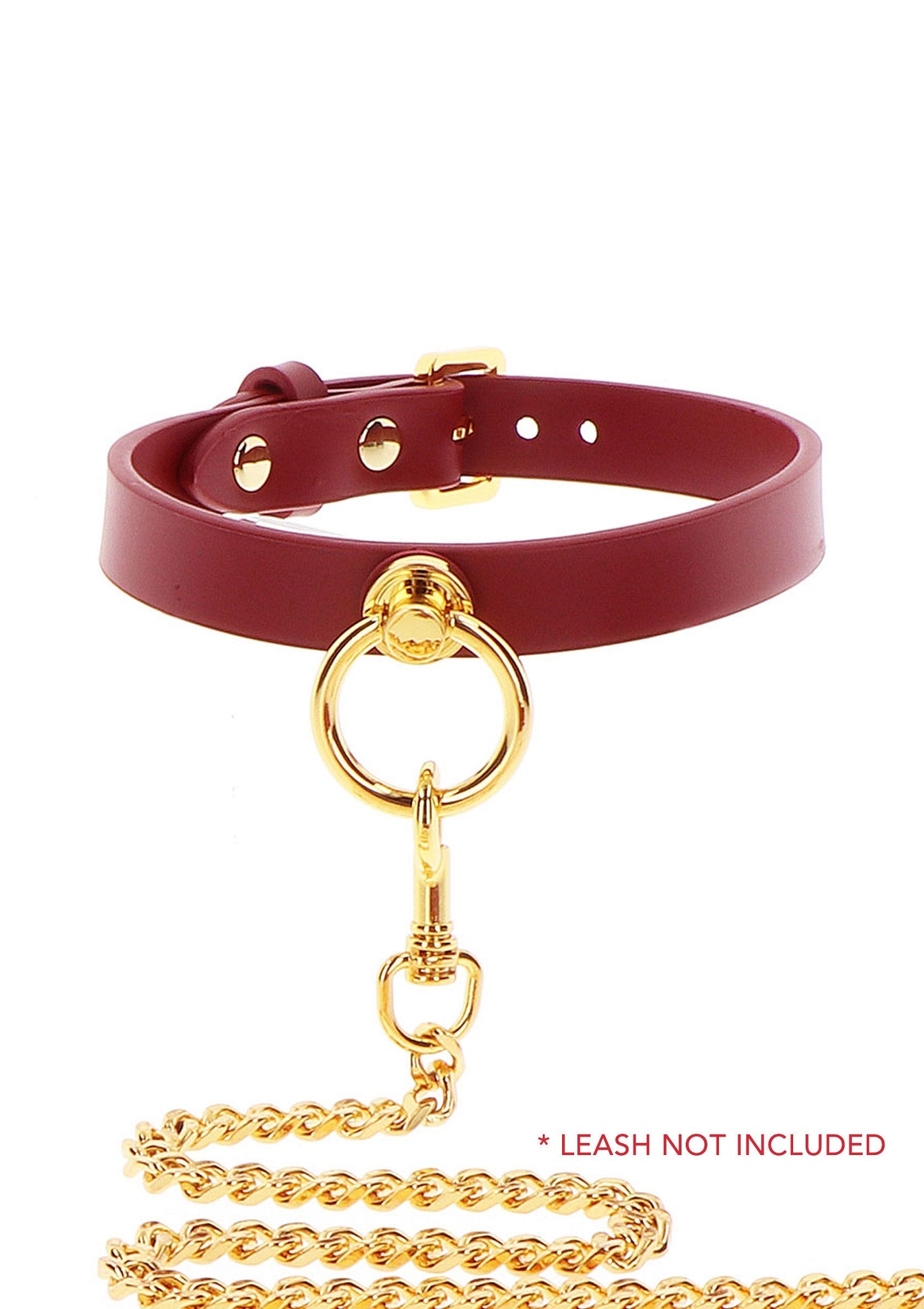 Collar de junta tórica rojo