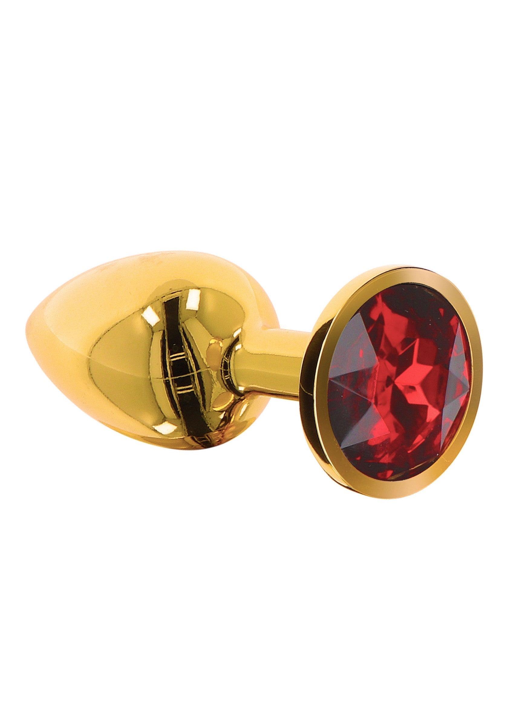 Plug anal con joya de diamante M oro