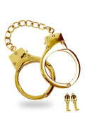 Esposas BDSM chapadas en oro oro