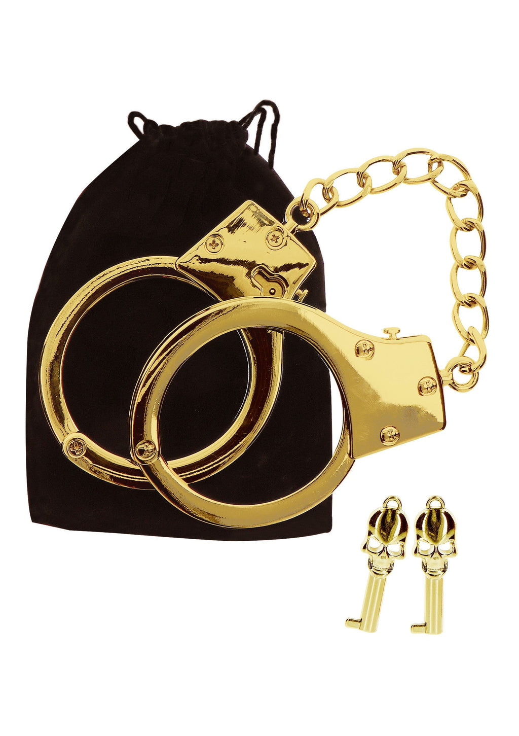 Esposas BDSM chapadas en oro oro