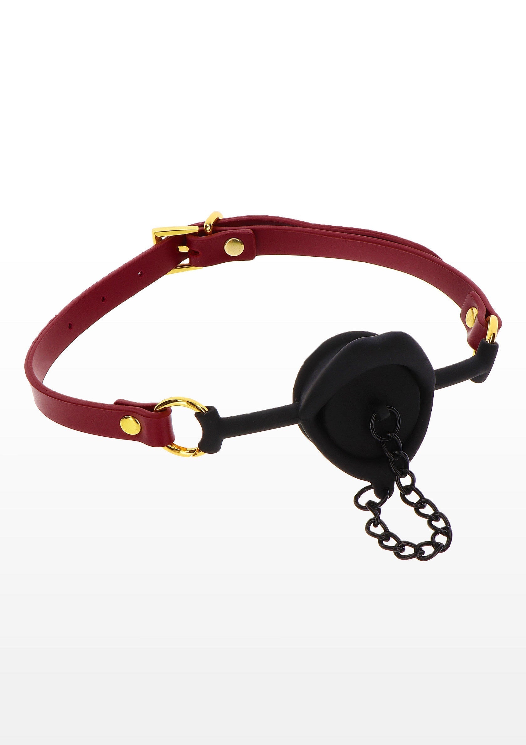 Mordaza Kinky con tapón rojo