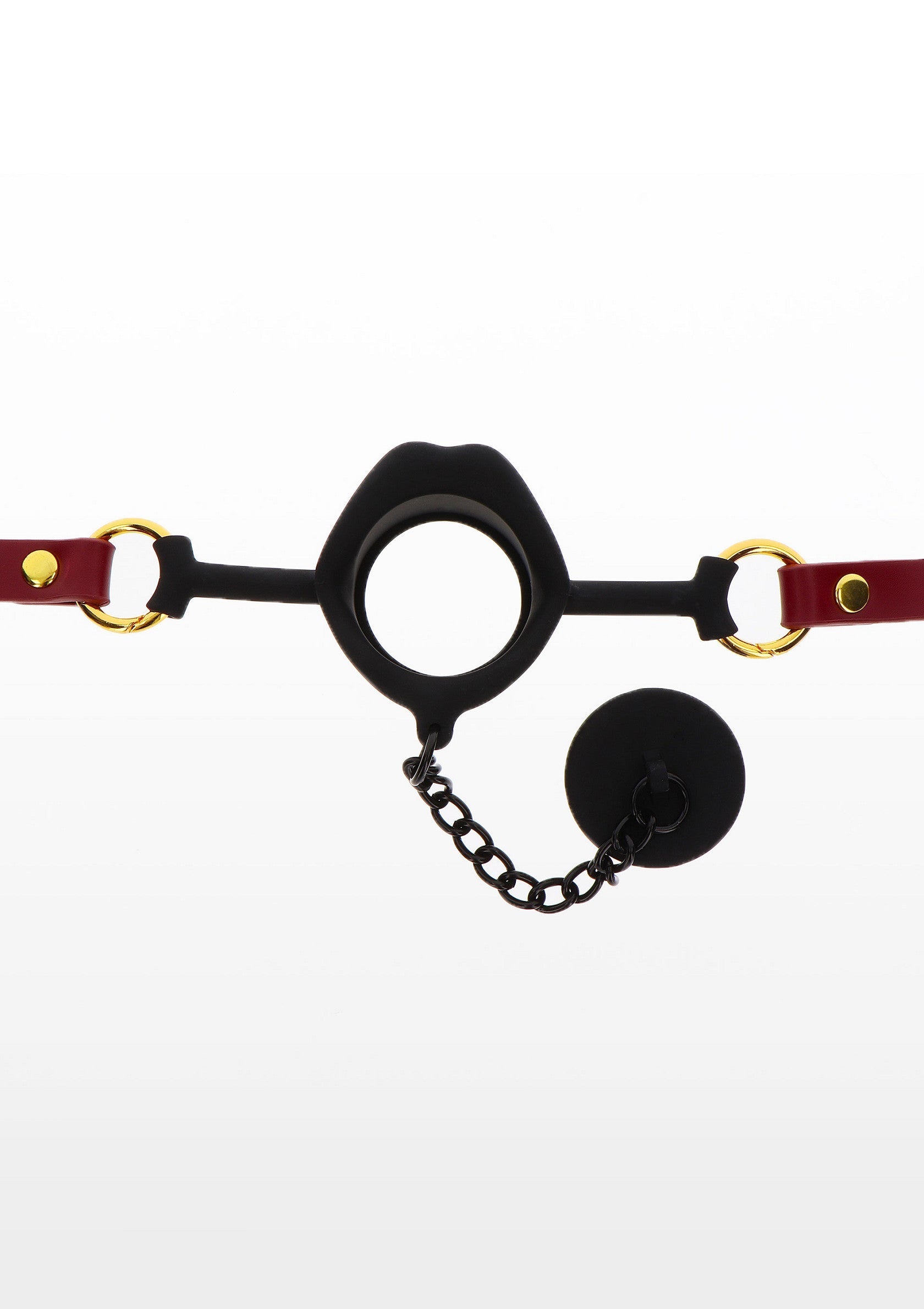 Mordaza Kinky con tapón rojo