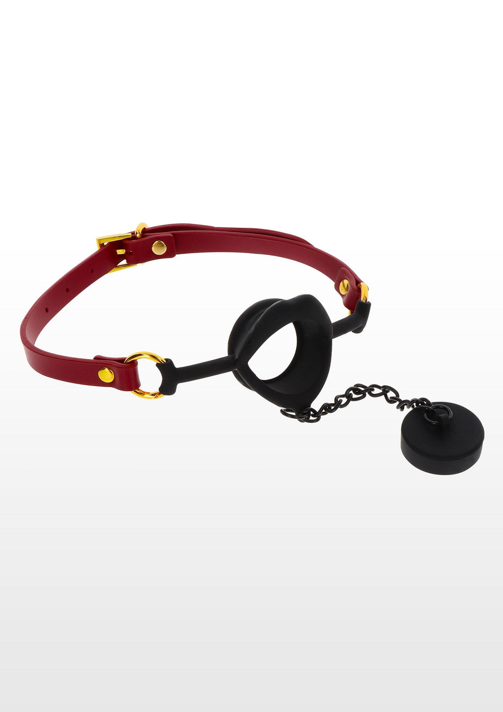 Mordaza Kinky con tapón rojo