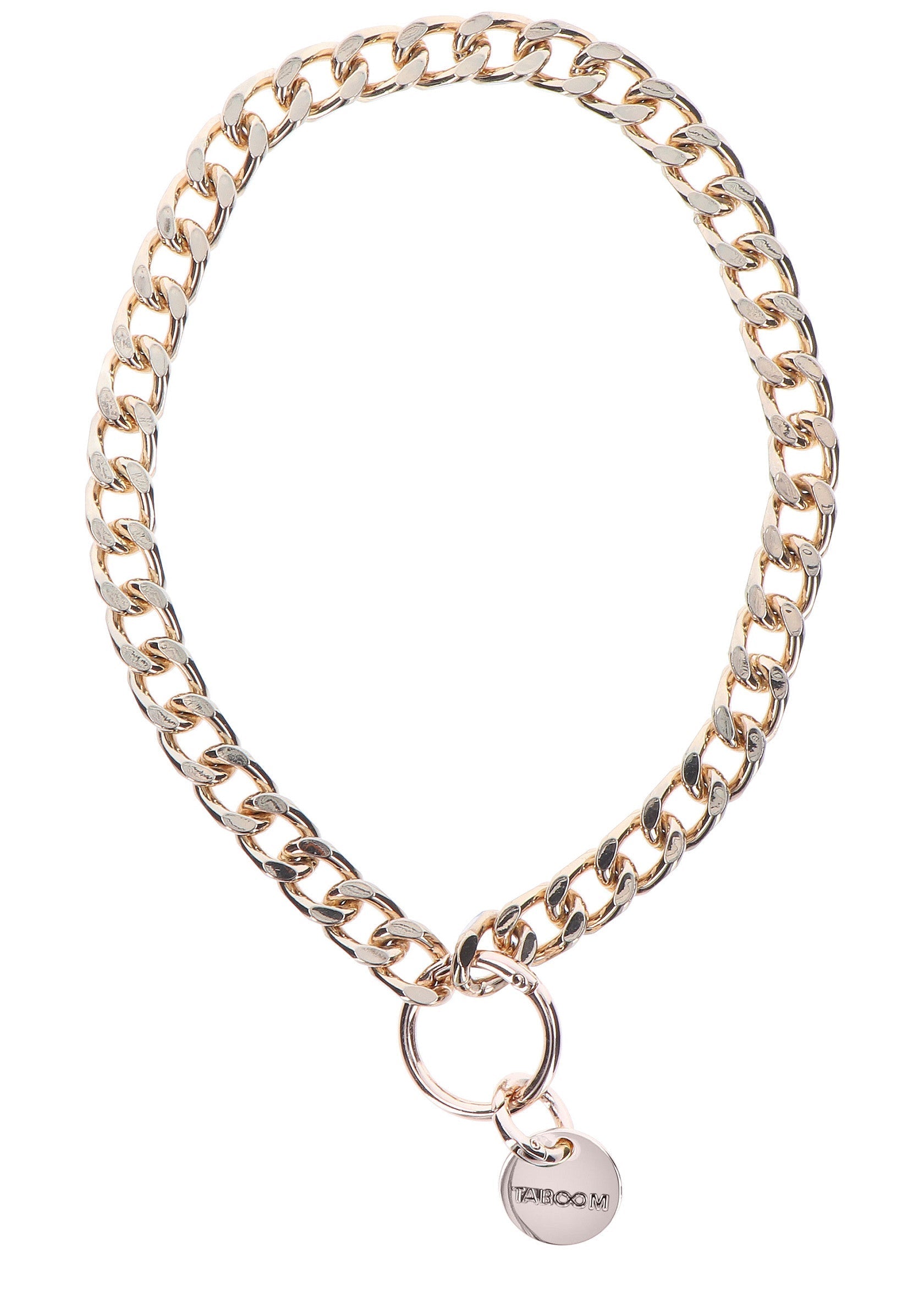 Collar llamativo dorado