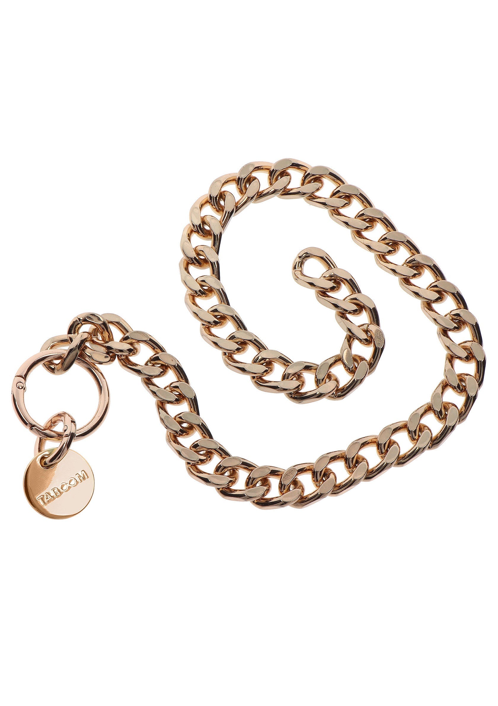 Collar llamativo dorado