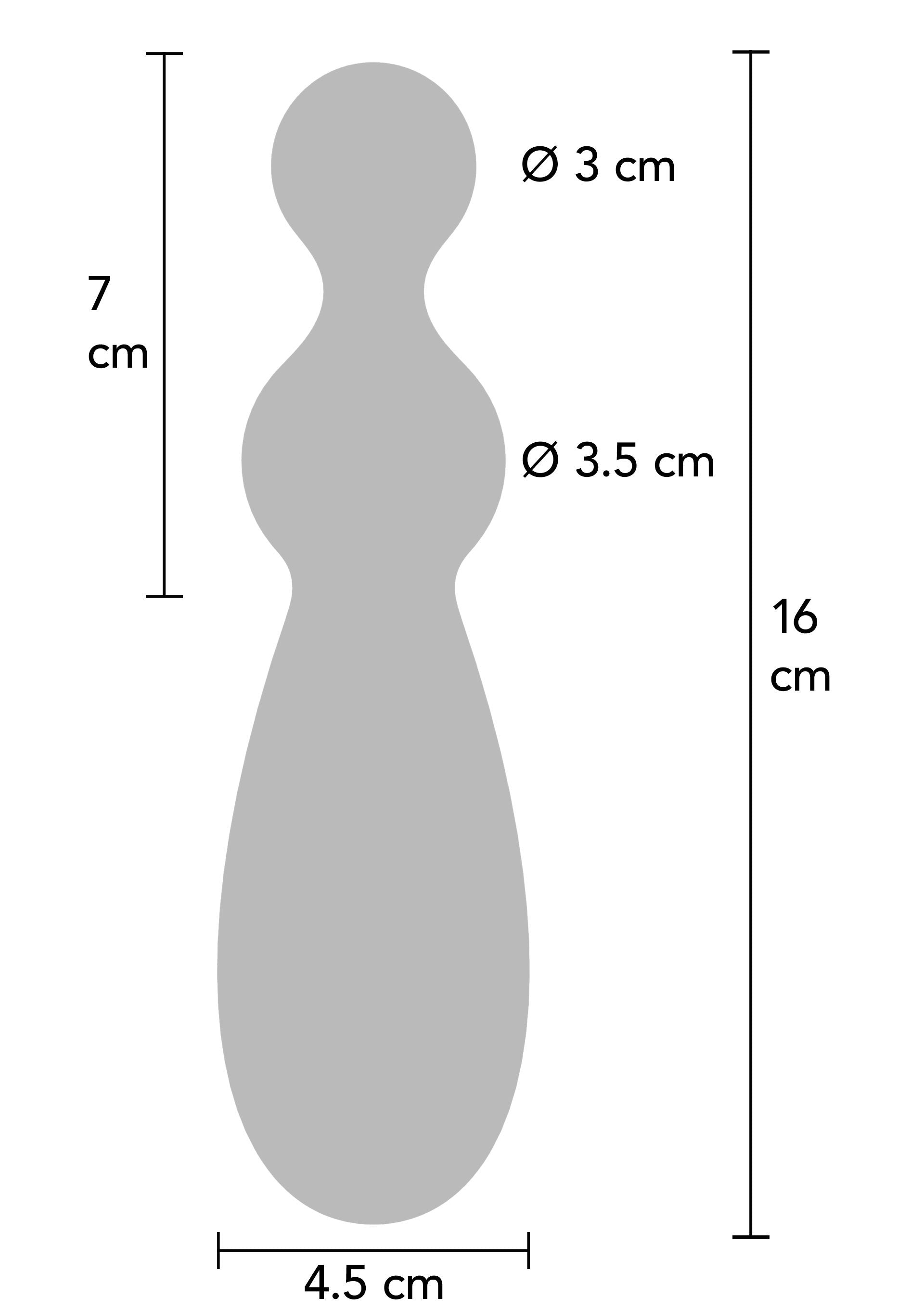 Vibrador anal Twin Thrill negro