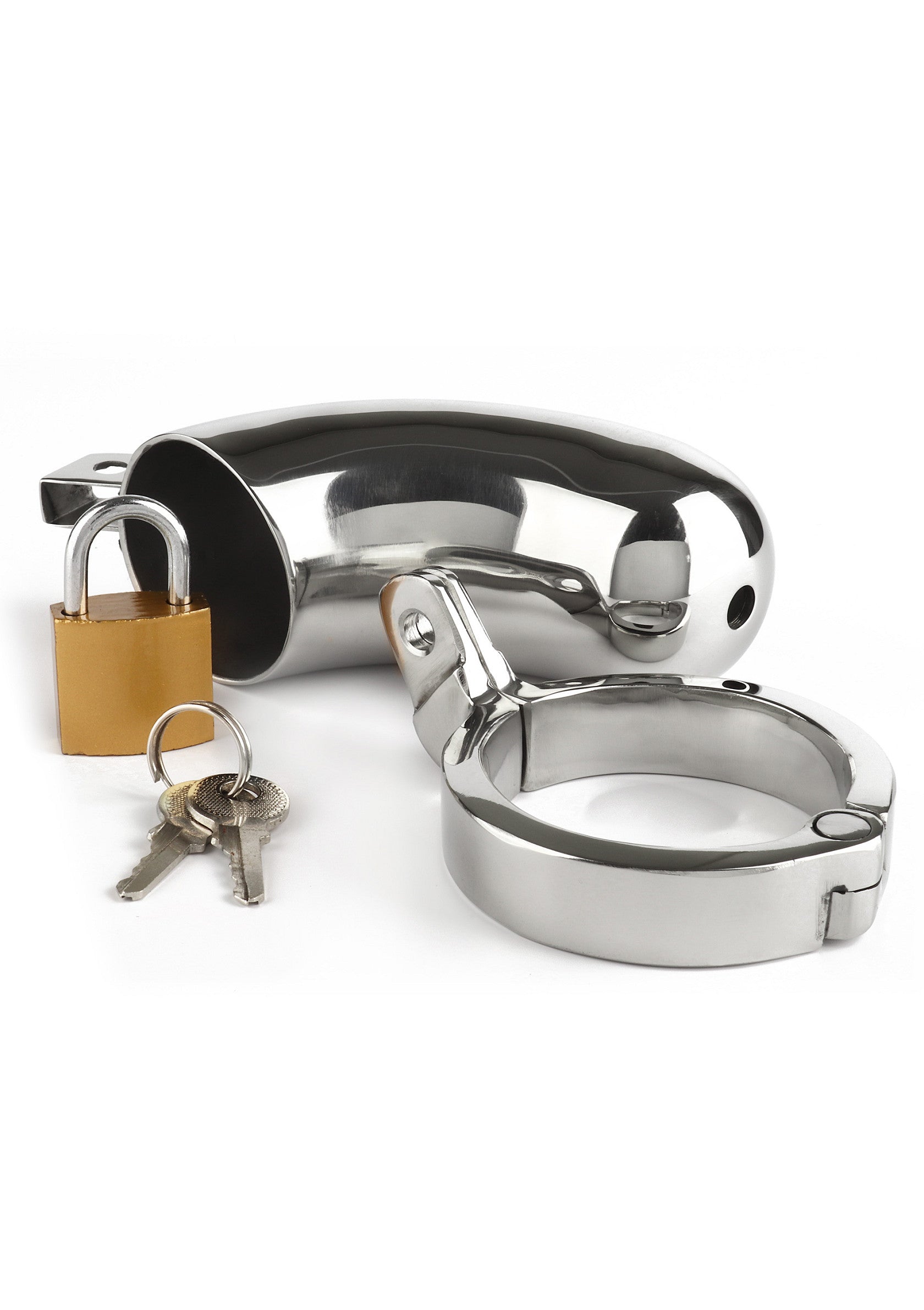 Dispositivo de castidad masculino Brig plata
