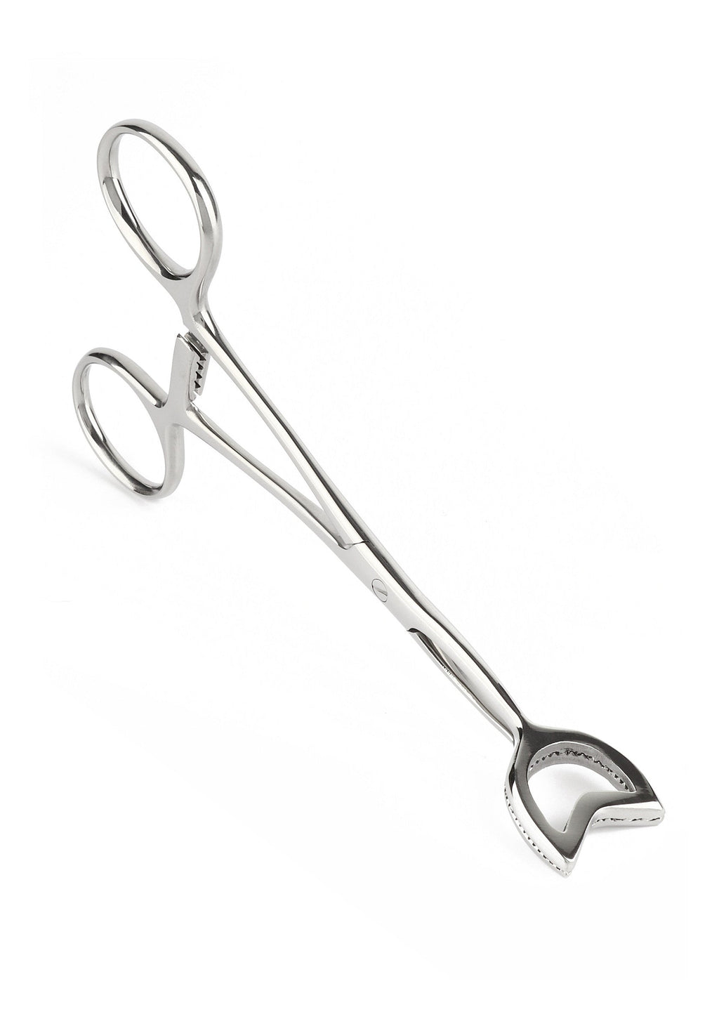 Pinza de cubo en forma de V plateada