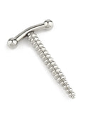 Destornillador plug anal plateado