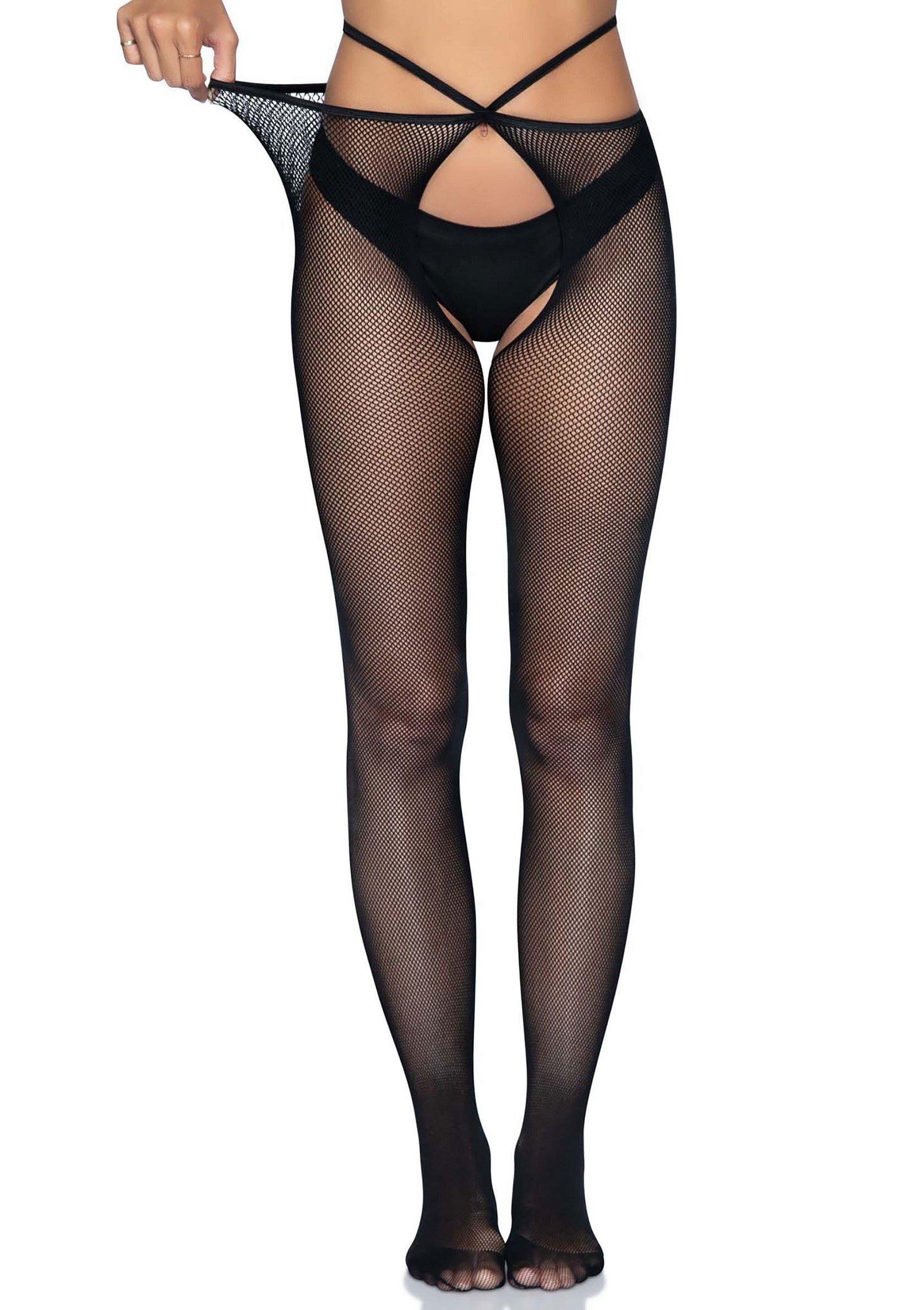 Medias sin pie Micronet Strappy negras