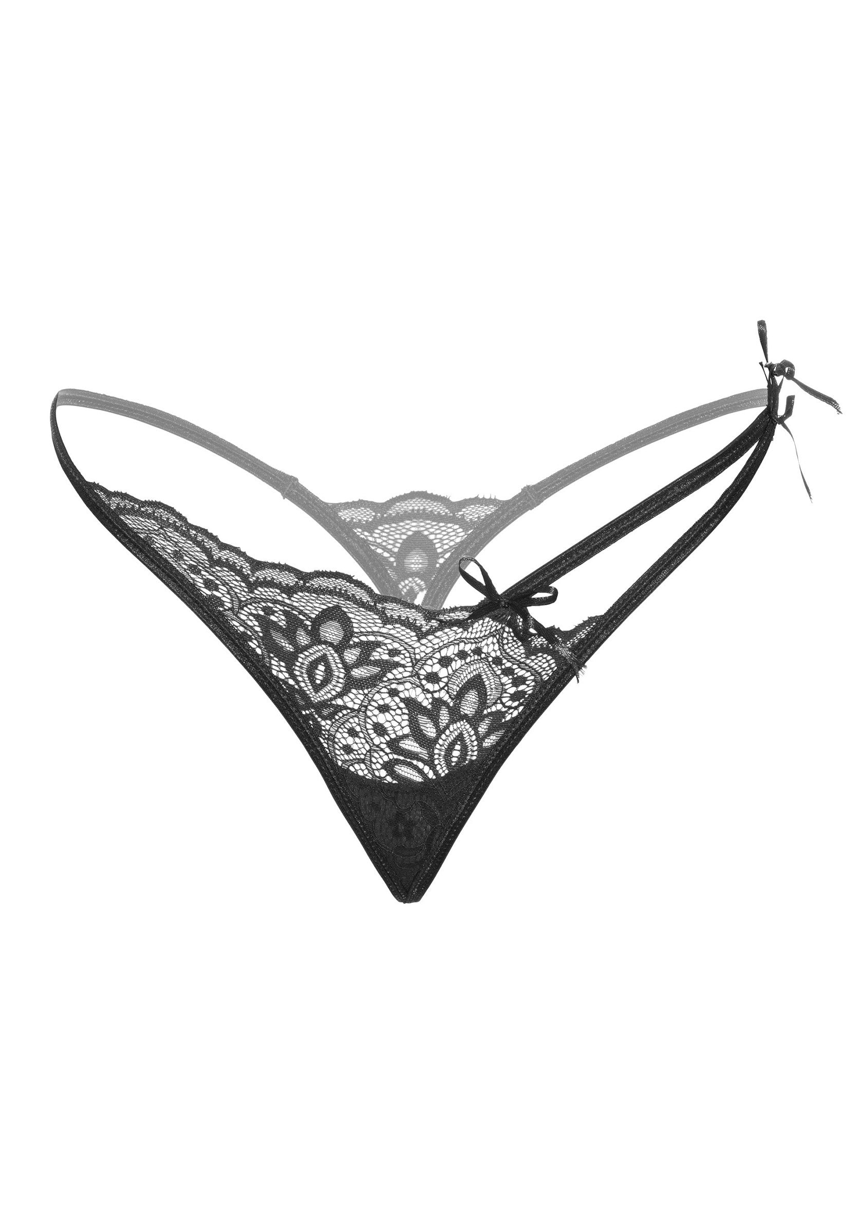 Gina tanga picante negro