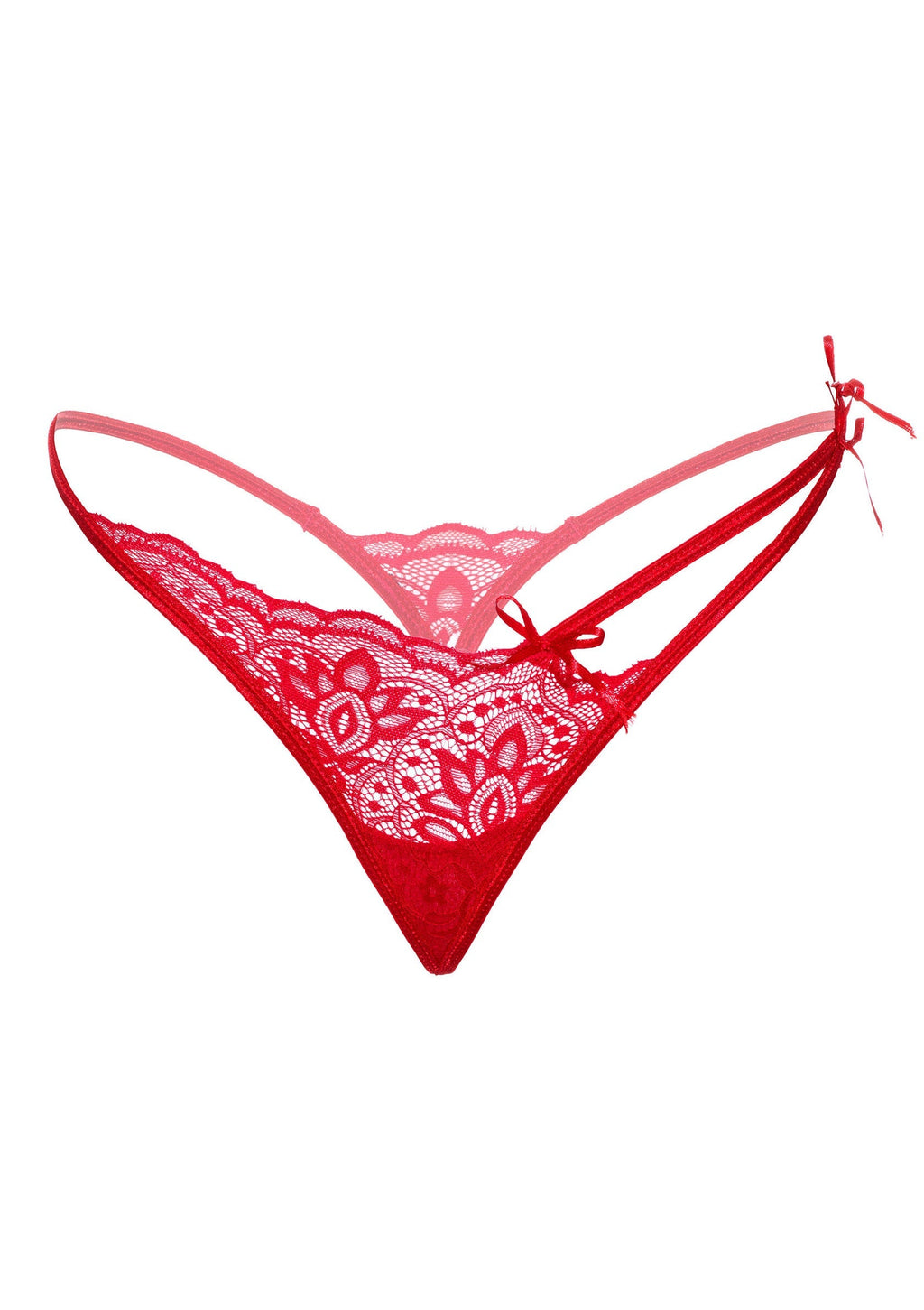 Tanga en V rojo picante Gina