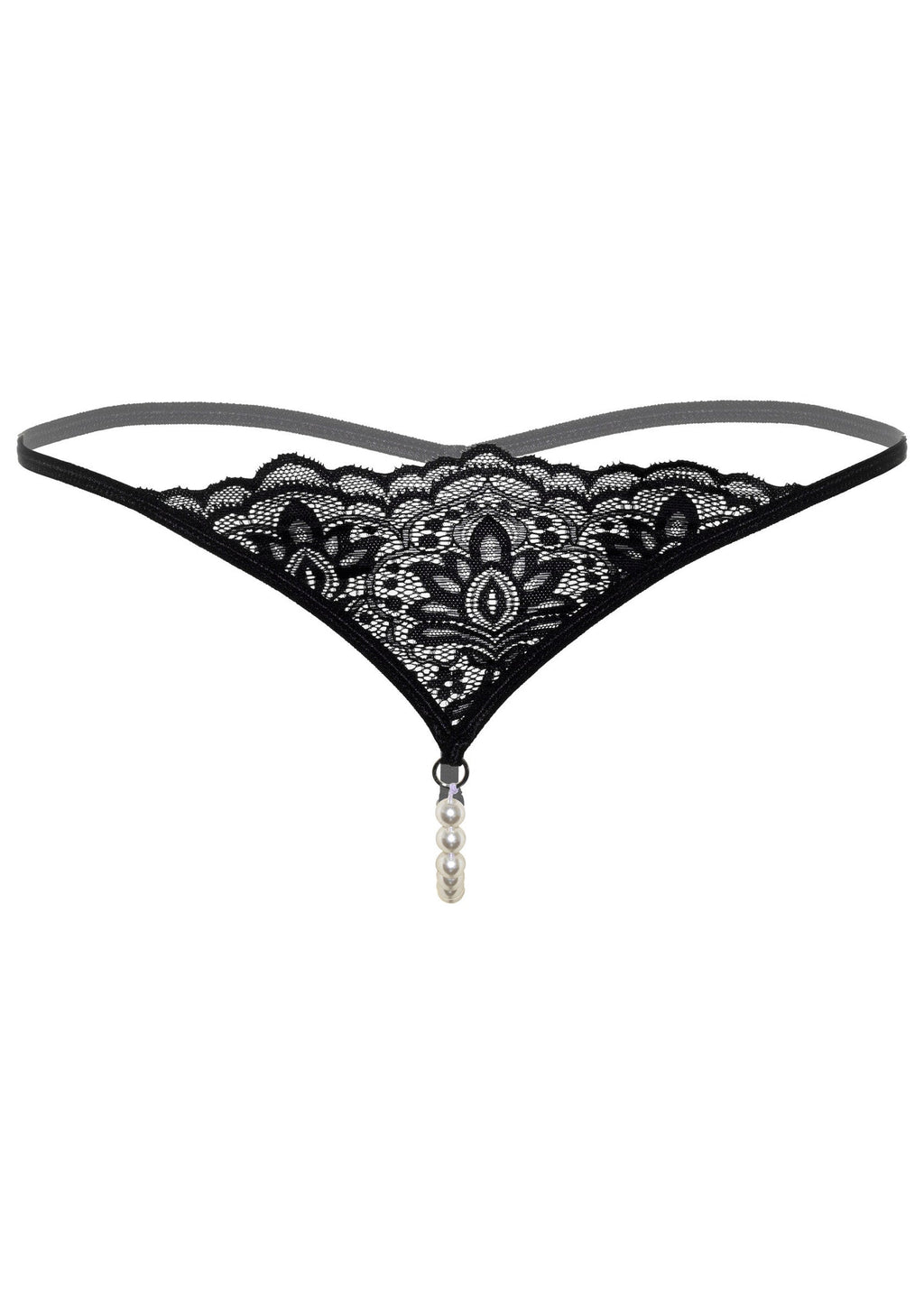Tangas de perlas negras