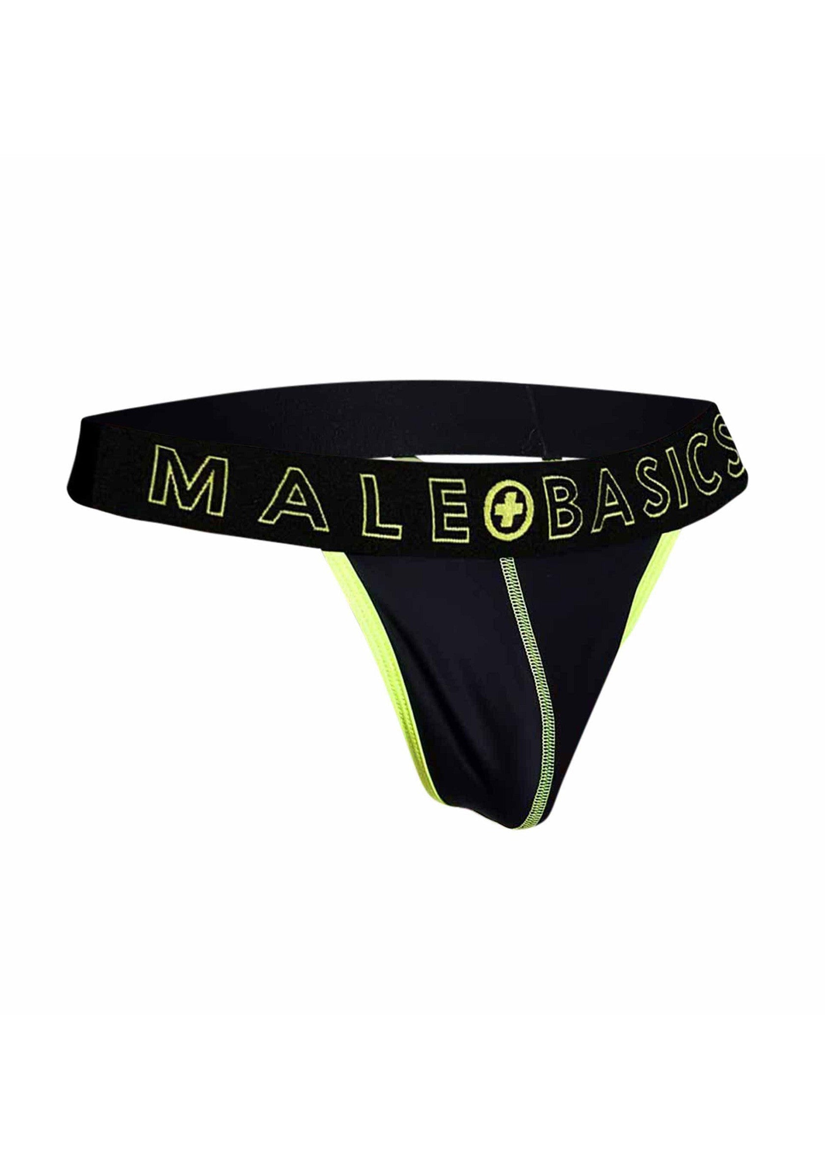 MaleBasics Tanga neón amarillo