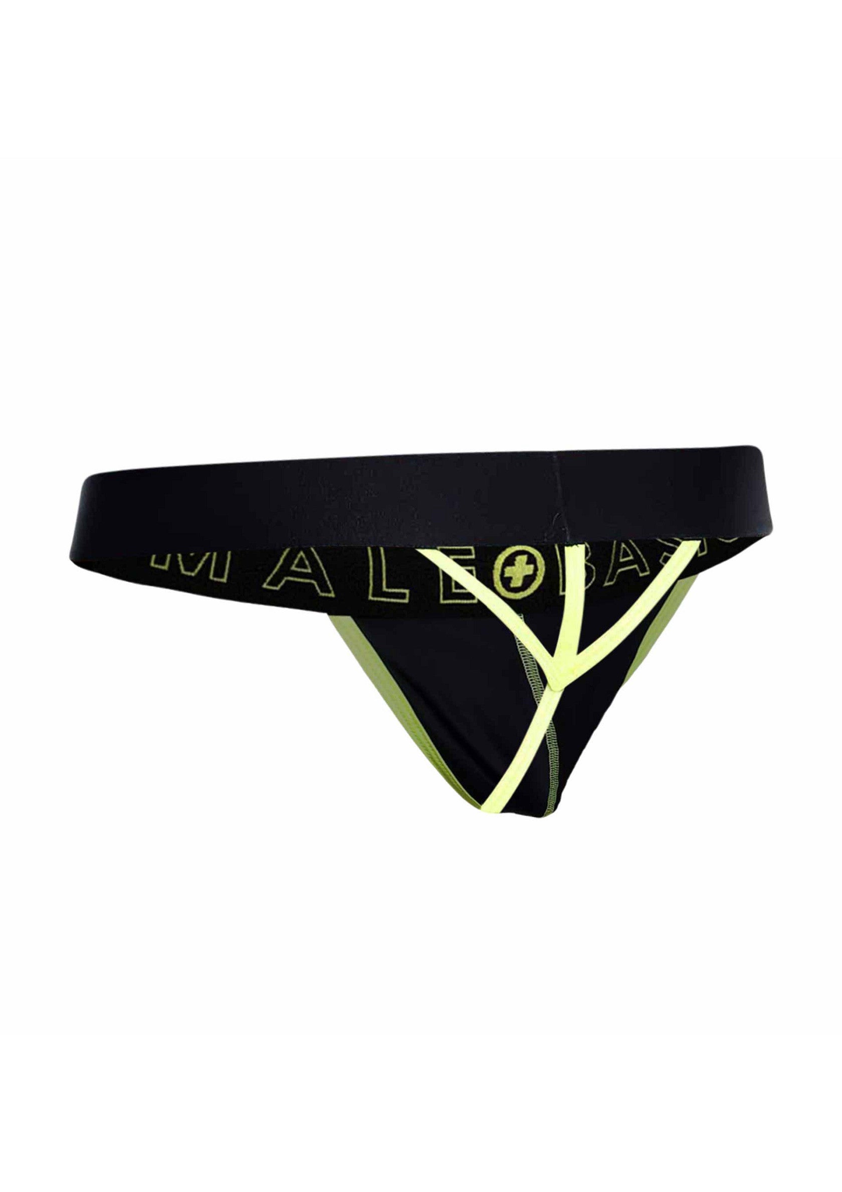 MaleBasics Tanga neón amarillo