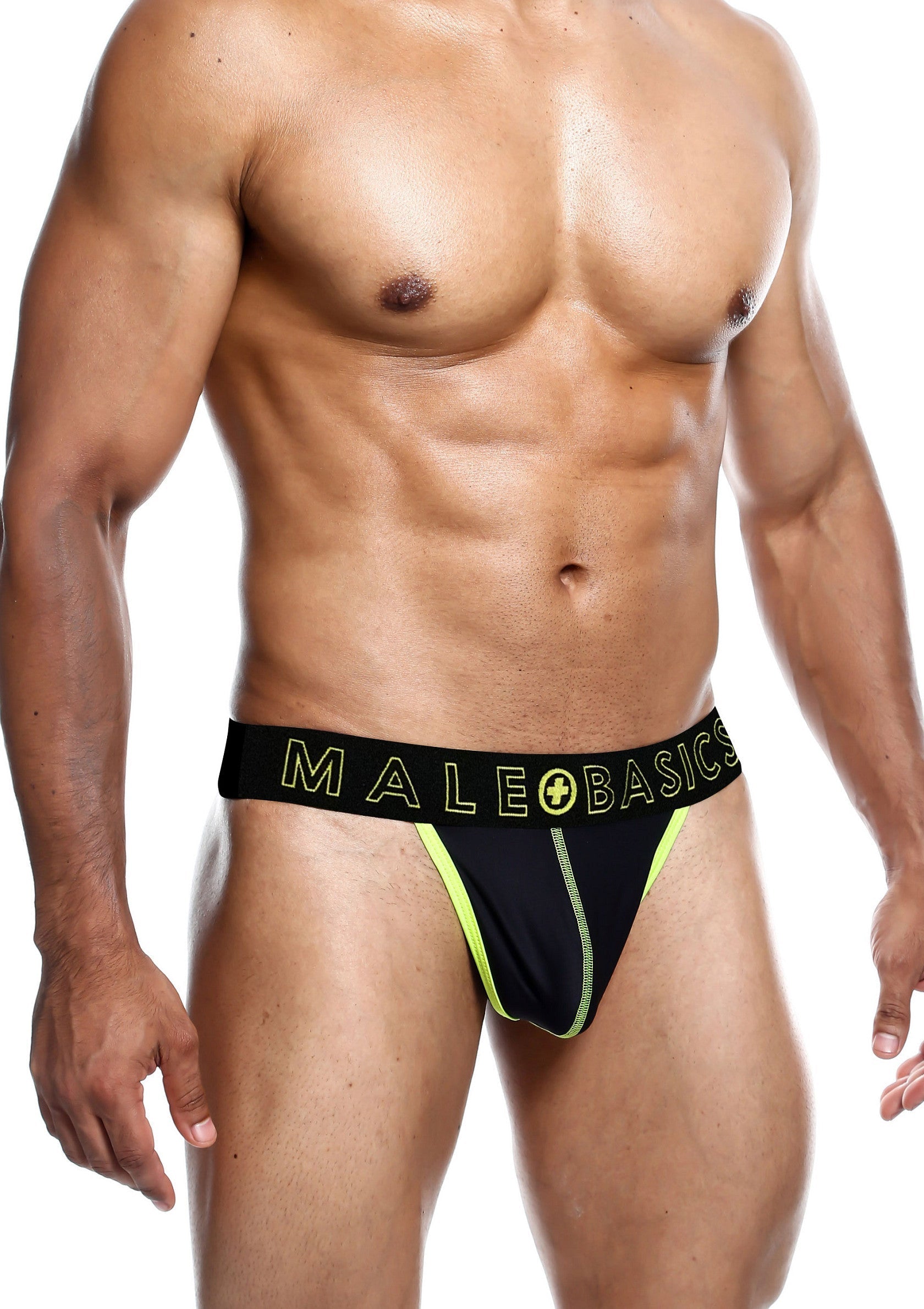 MaleBasics Tanga neón amarillo