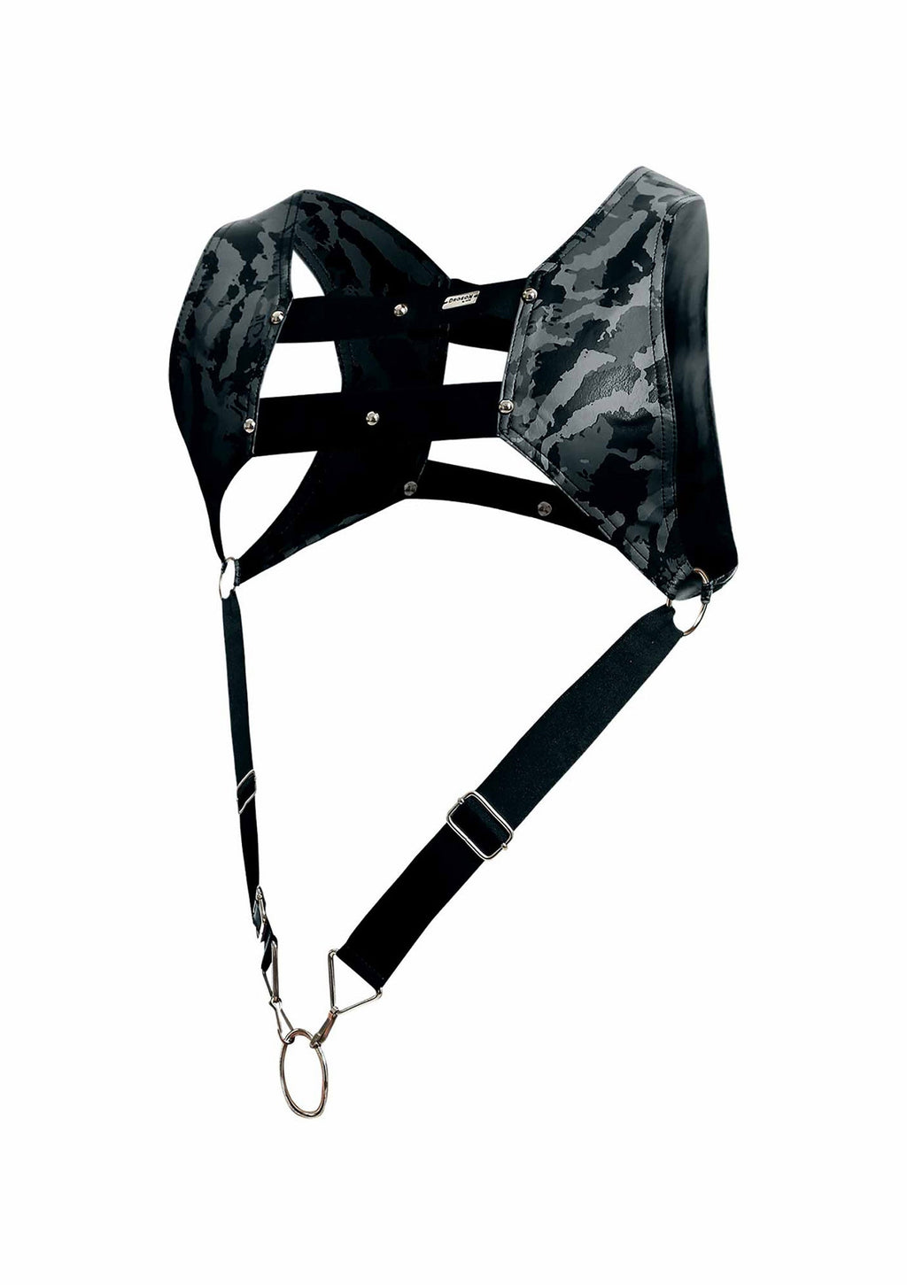 Arnés tipo cockring DNGEON Top gris