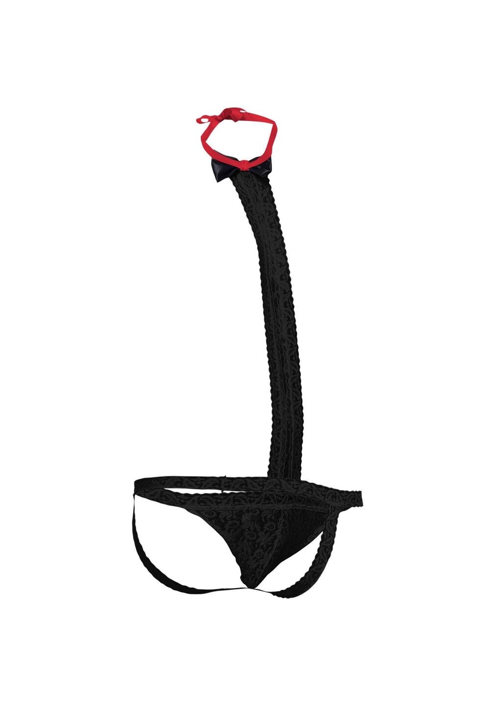 Tanga de encaje negro MOB Tuxedo