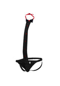 Tanga de encaje MOB Tuxedo negro