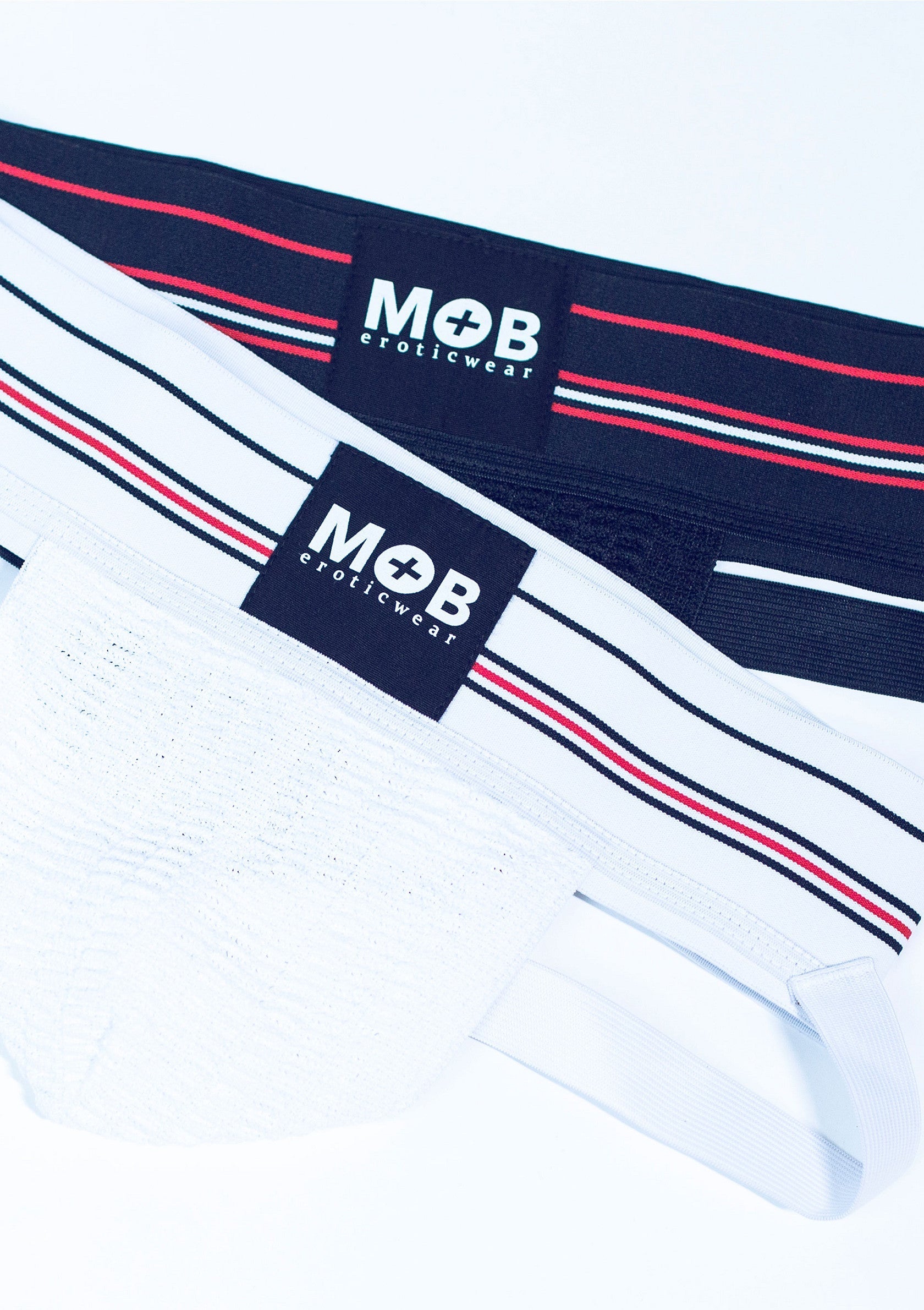 Jockstrap ancho clásico Fetish blanco
