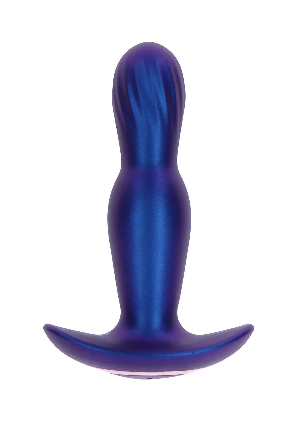 El tapón vibrador inflable Stout azul