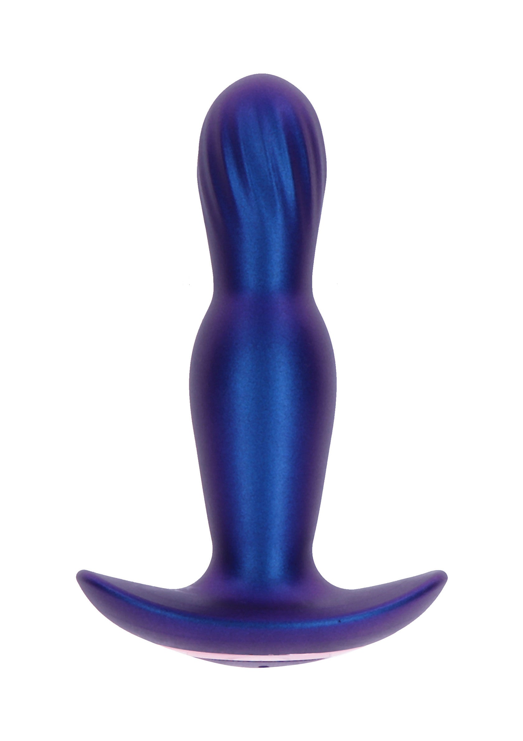 El tapón vibrador inflable Stout azul