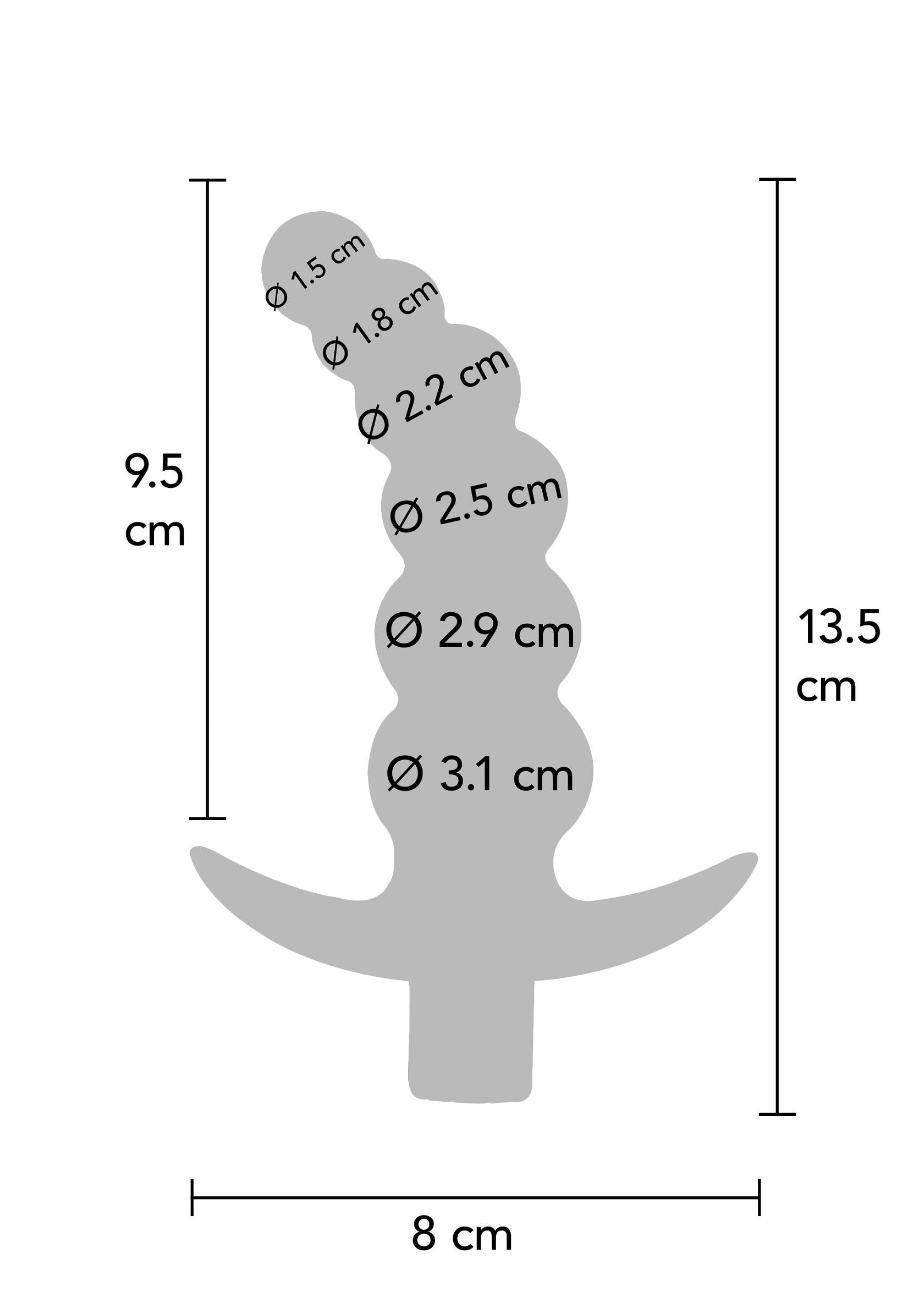 El dildo anal Spunky azul