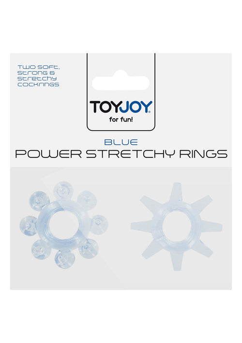 Anillos elásticos Power Stretchy transparentes de 2 piezas
