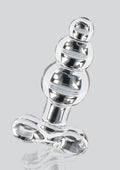 Joya anal de cristal transparente