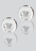 Bolas chinas transparentes con peso